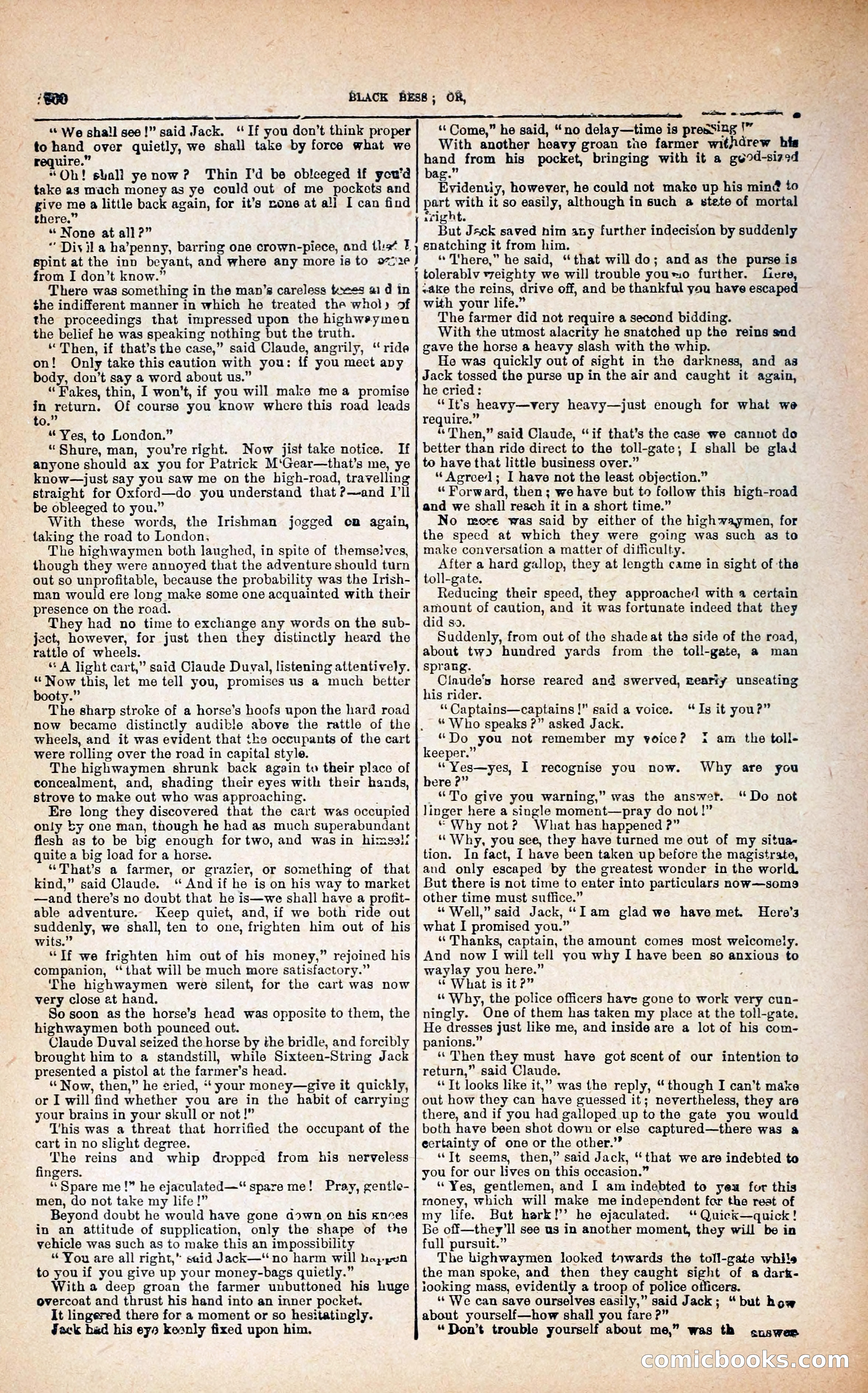 Black Bess; or, the Knight of the Road — page 228: Penny Dreadfuls, 1866