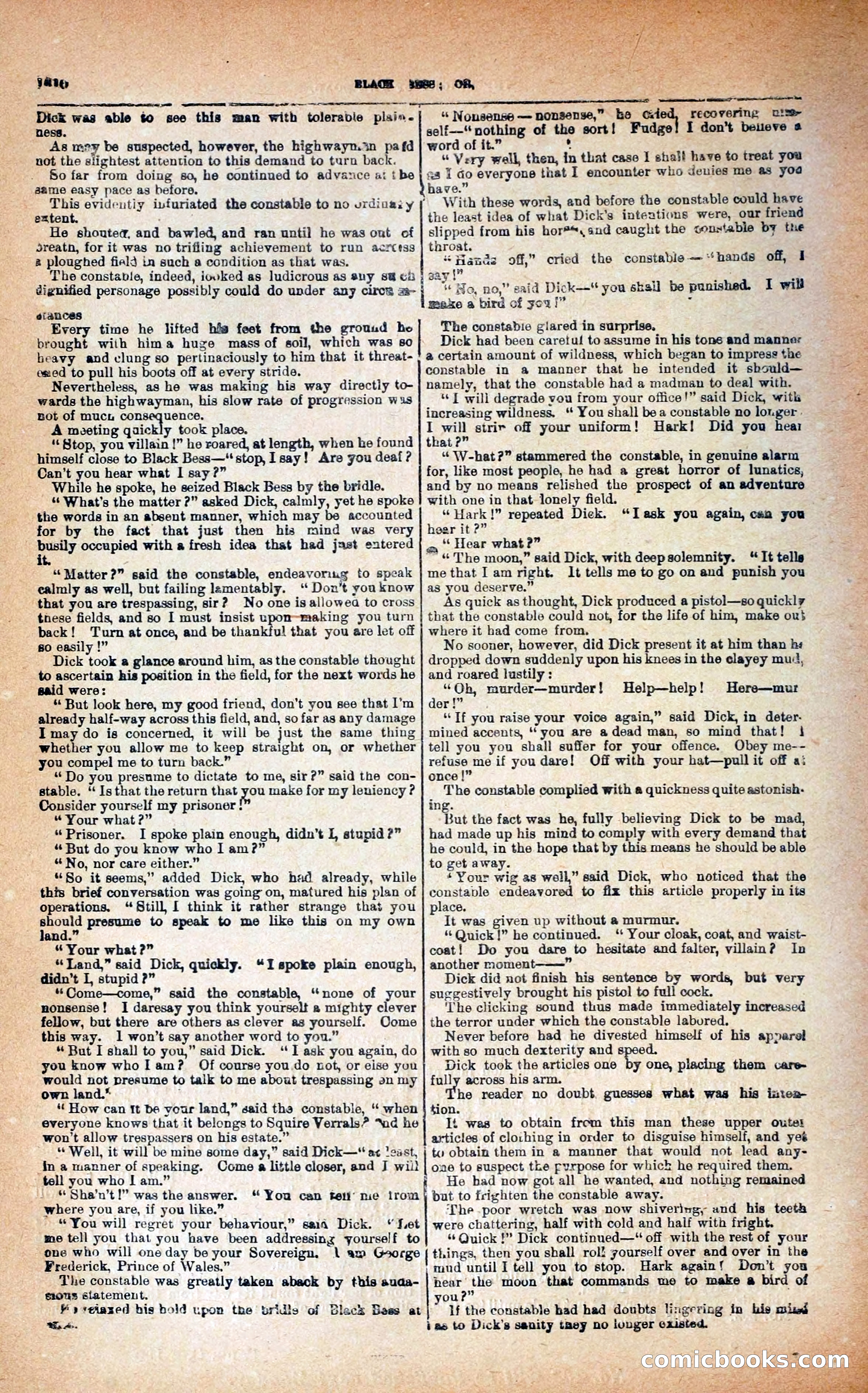 Black Bess; or, the Knight of the Road — page 238: Penny Dreadfuls, 1866