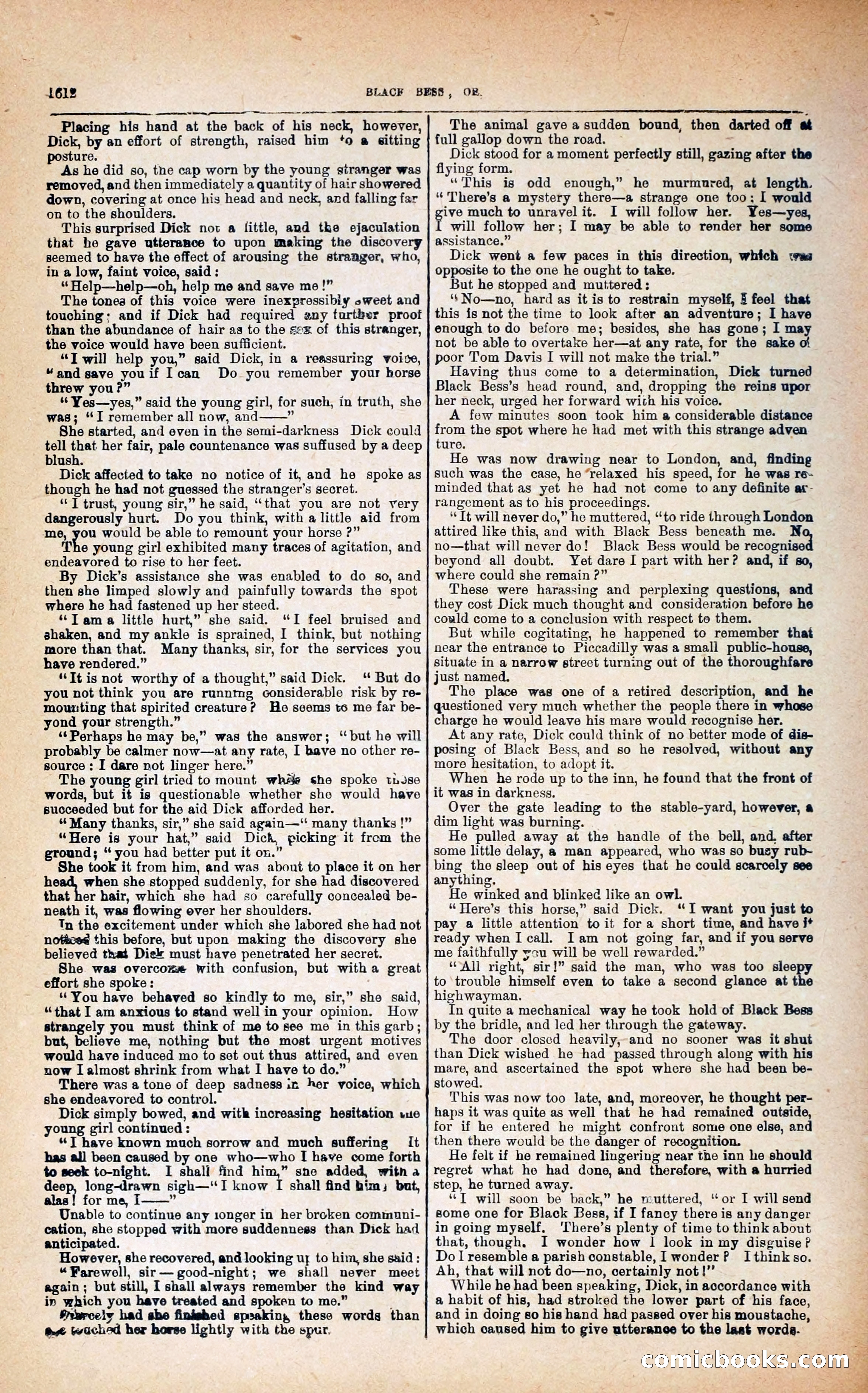 Black Bess; or, the Knight of the Road — page 240: Penny Dreadfuls, 1866