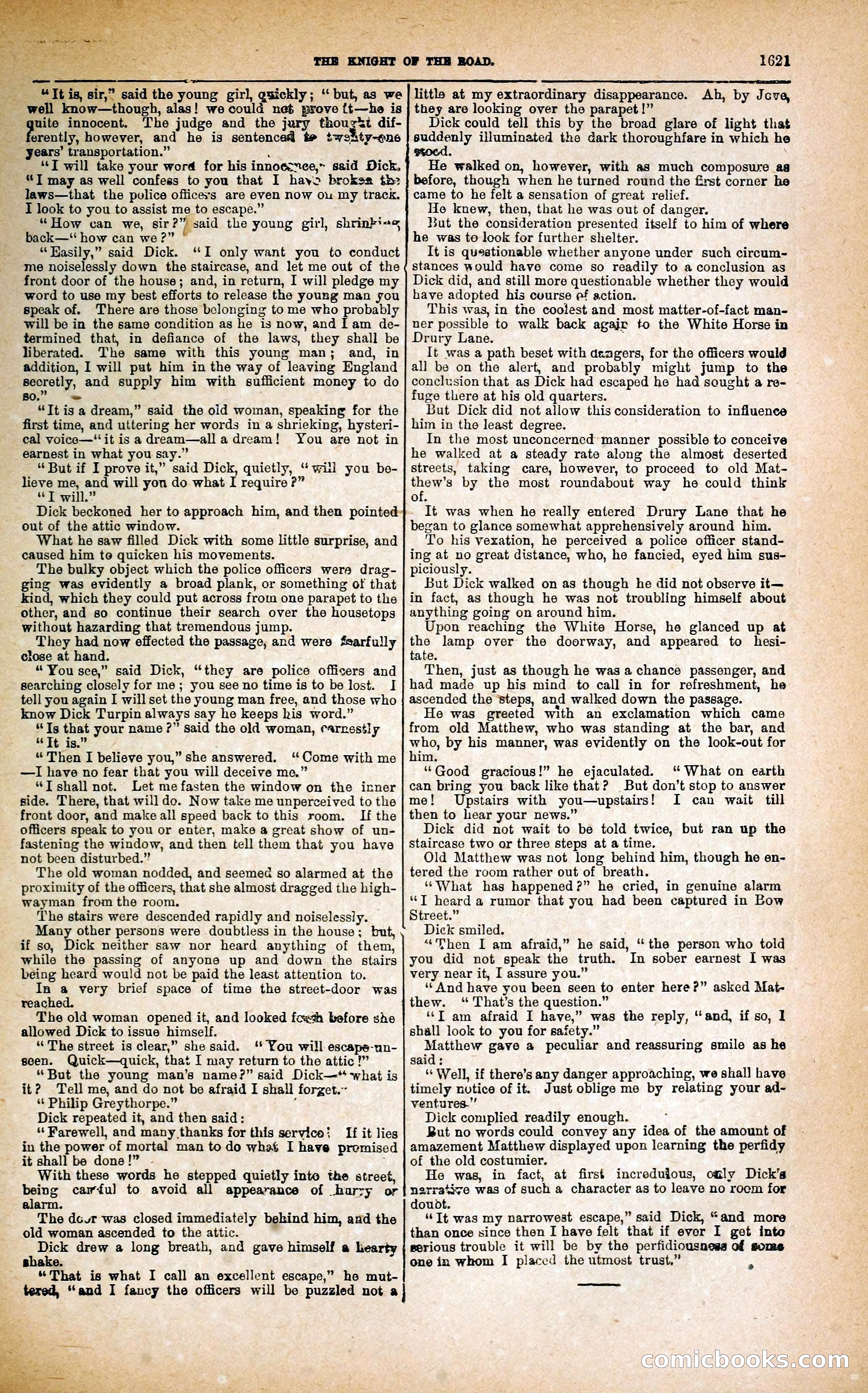Black Bess; or, the Knight of the Road — page 249: Penny Dreadfuls, 1866