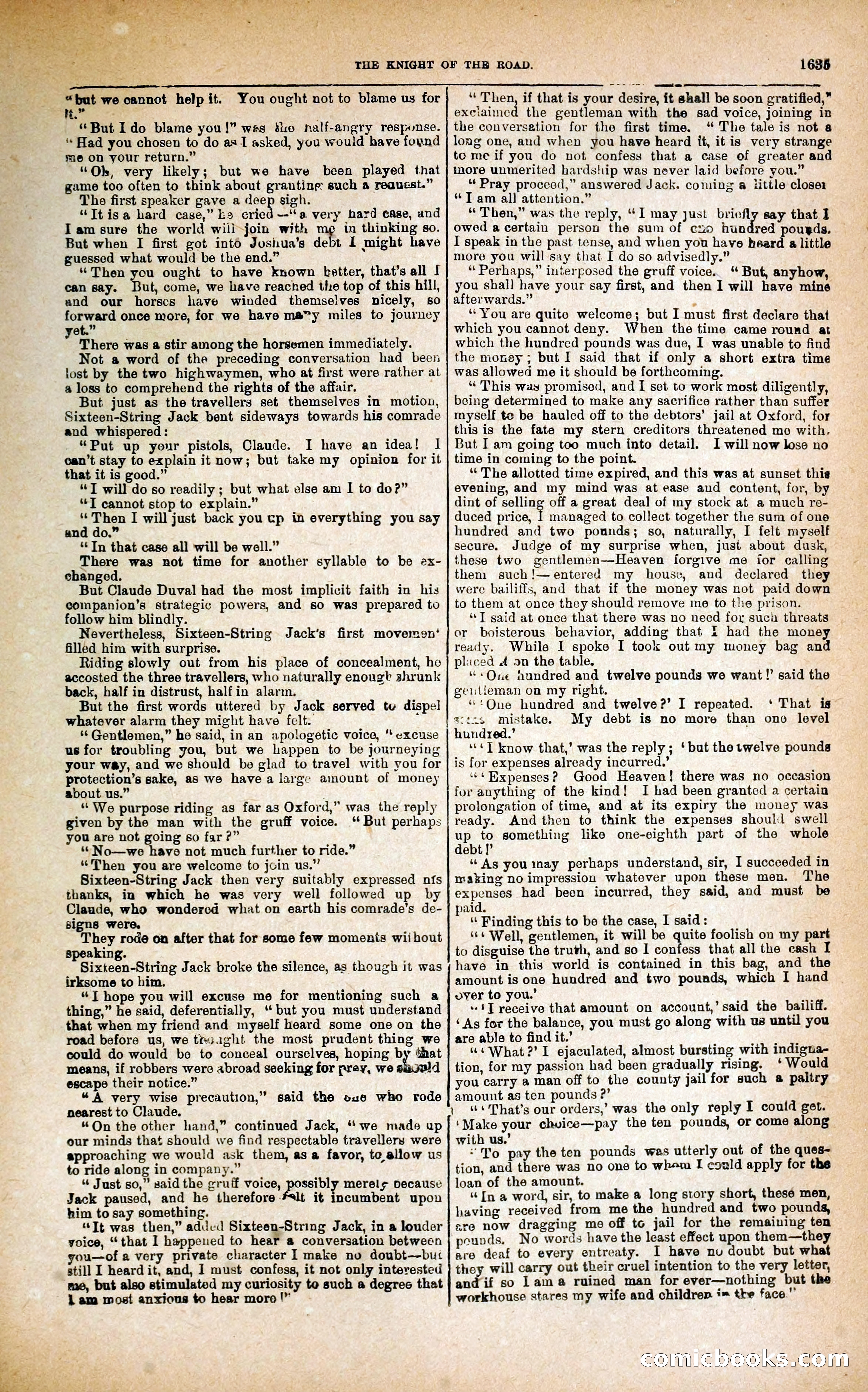 Black Bess; or, the Knight of the Road — page 263: Penny Dreadfuls, 1866