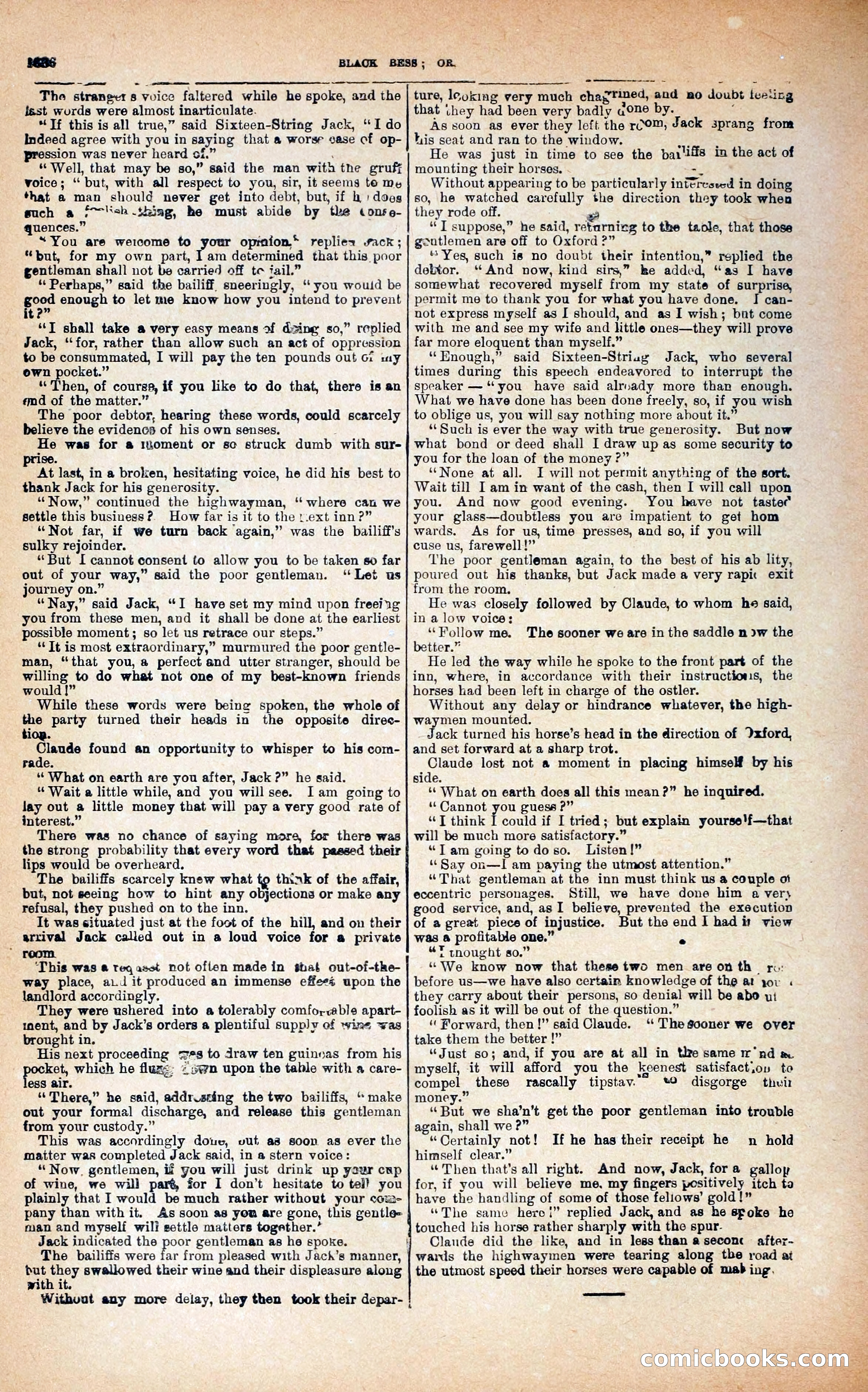 Black Bess; or, the Knight of the Road — page 264: Penny Dreadfuls, 1866