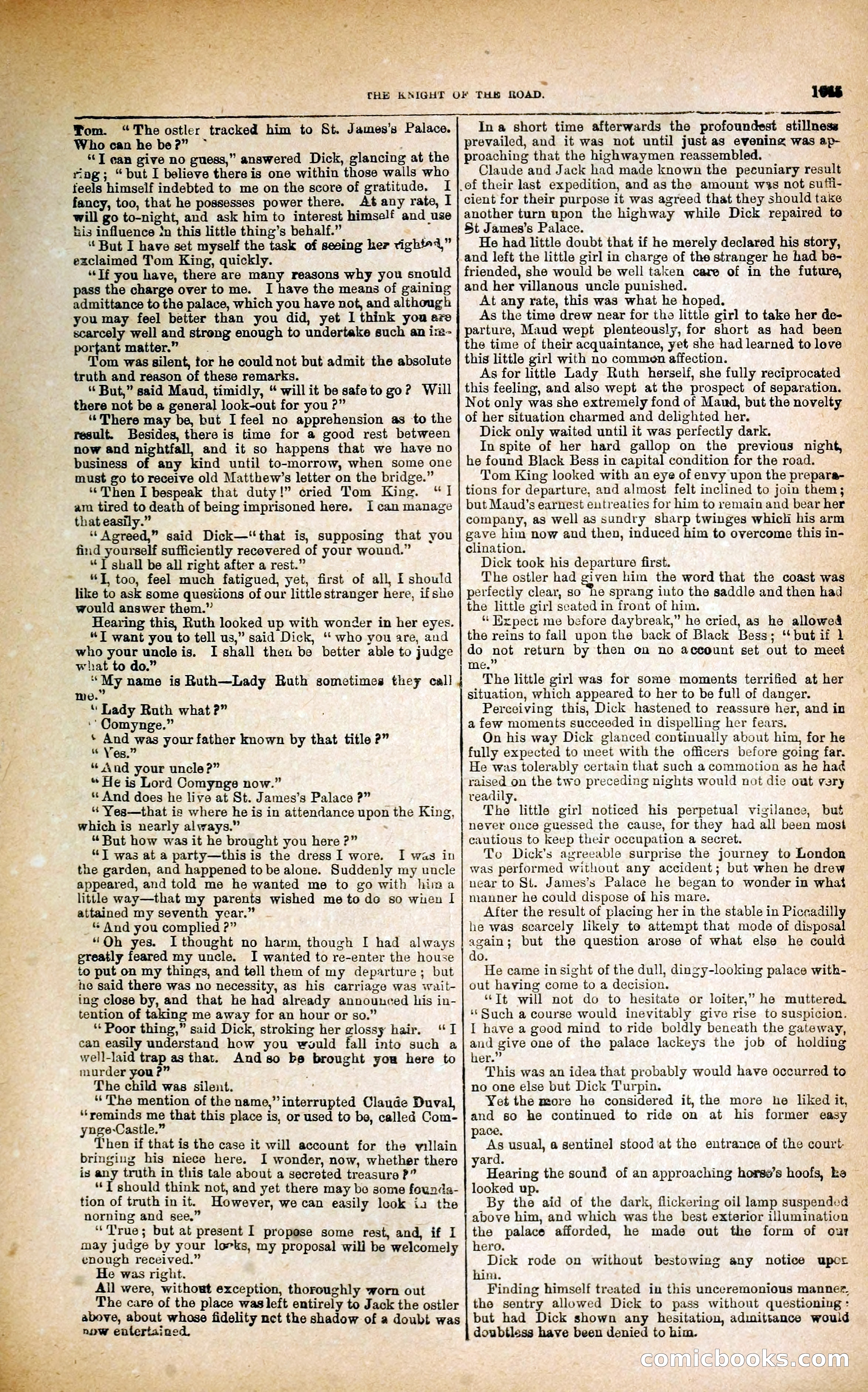 Black Bess; or, the Knight of the Road — page 273: Penny Dreadfuls, 1866