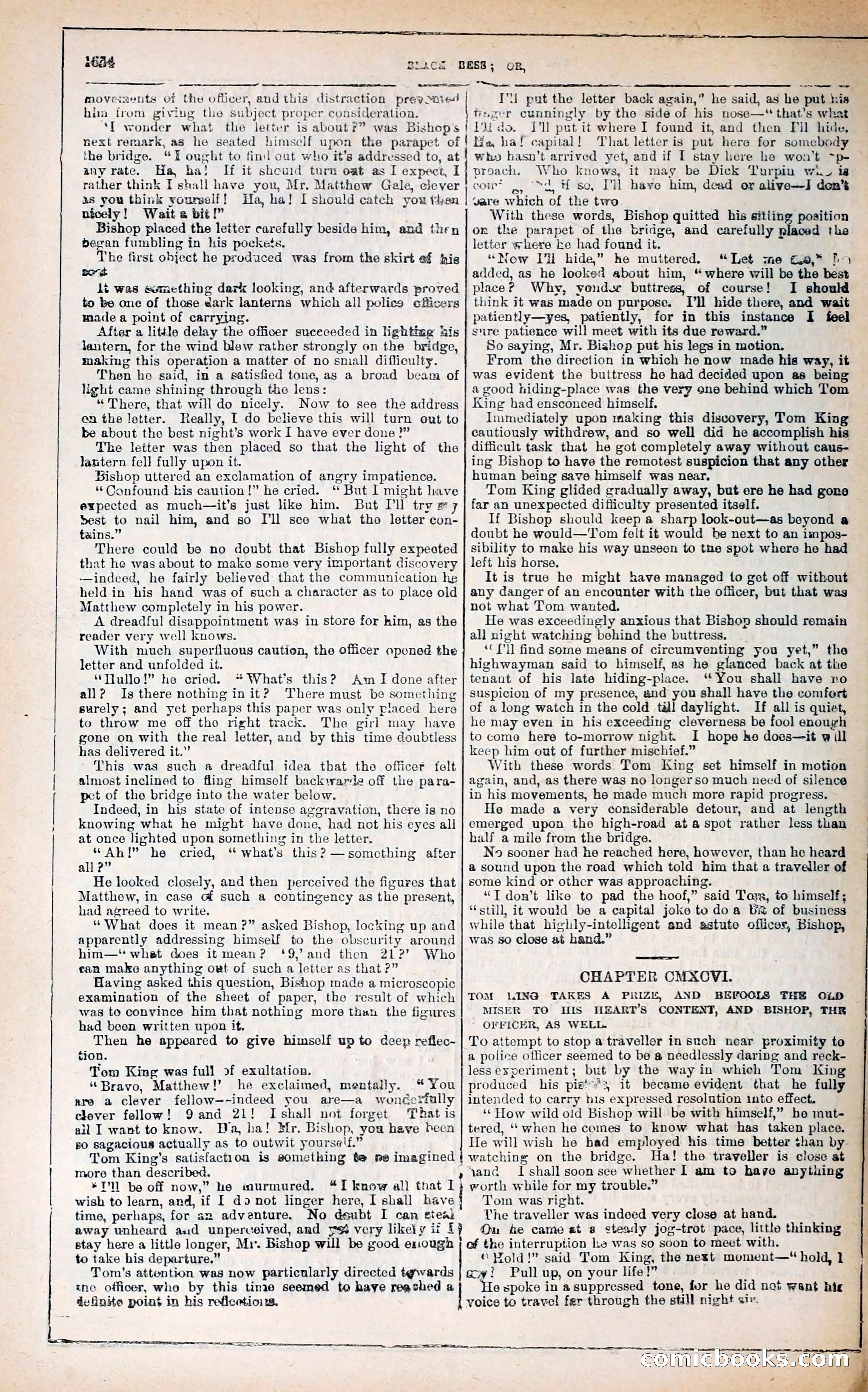 Black Bess; or, the Knight of the Road — page 282: Penny Dreadfuls, 1866
