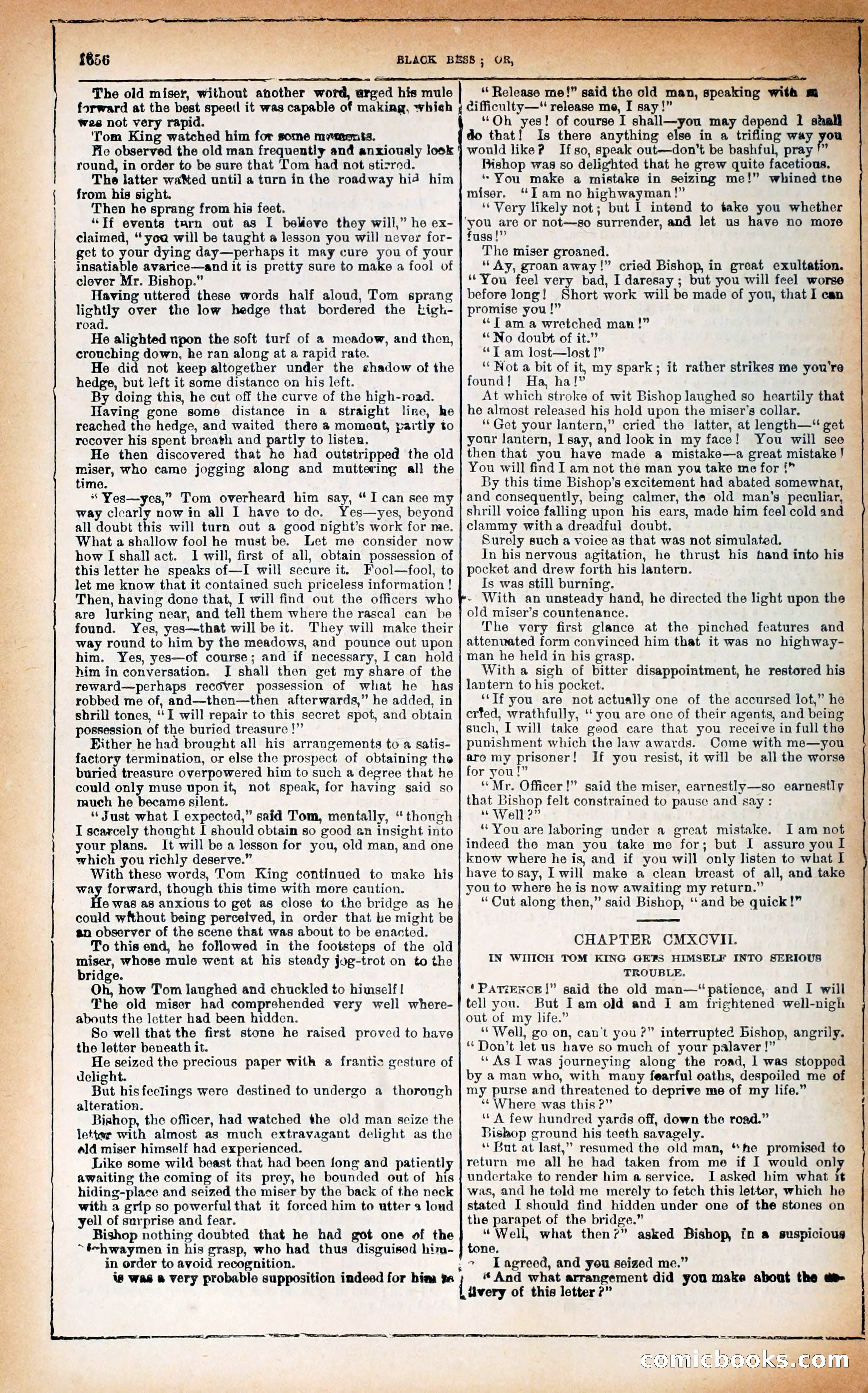 Black Bess; or, the Knight of the Road — page 284: Penny Dreadfuls, 1866