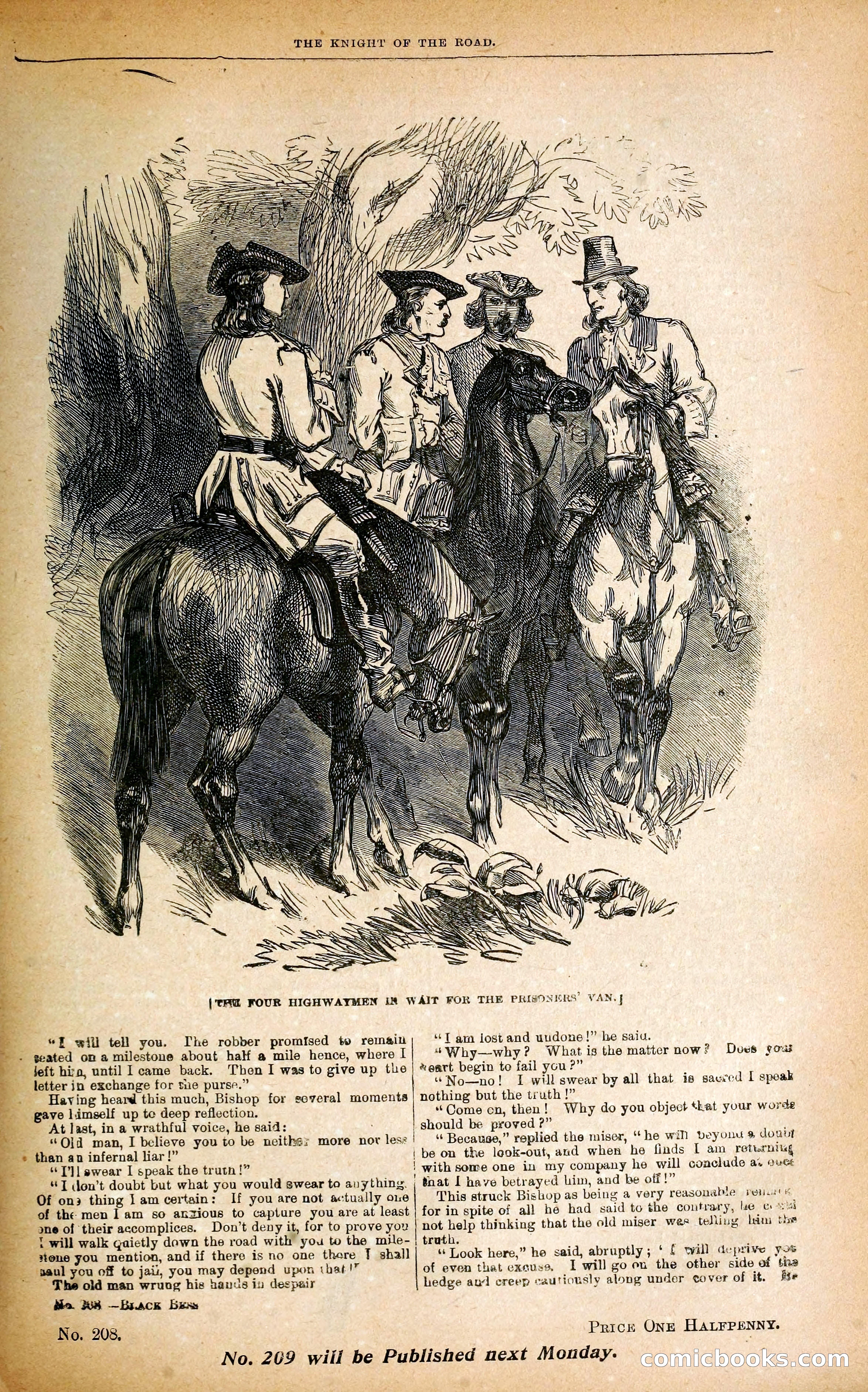 Black Bess; or, the Knight of the Road — page 285: Penny Dreadfuls, 1866