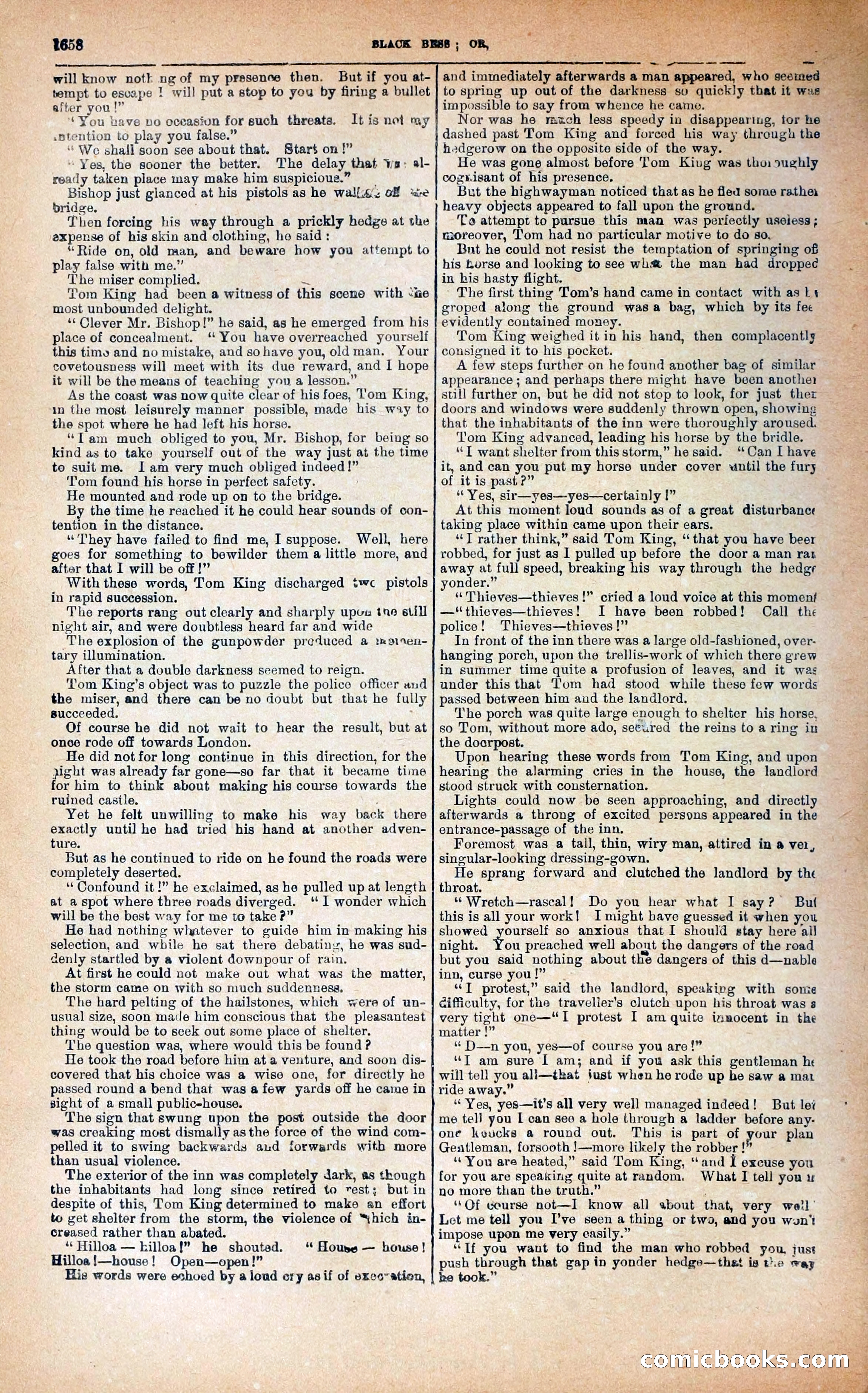 Black Bess; or, the Knight of the Road — page 286: Penny Dreadfuls, 1866