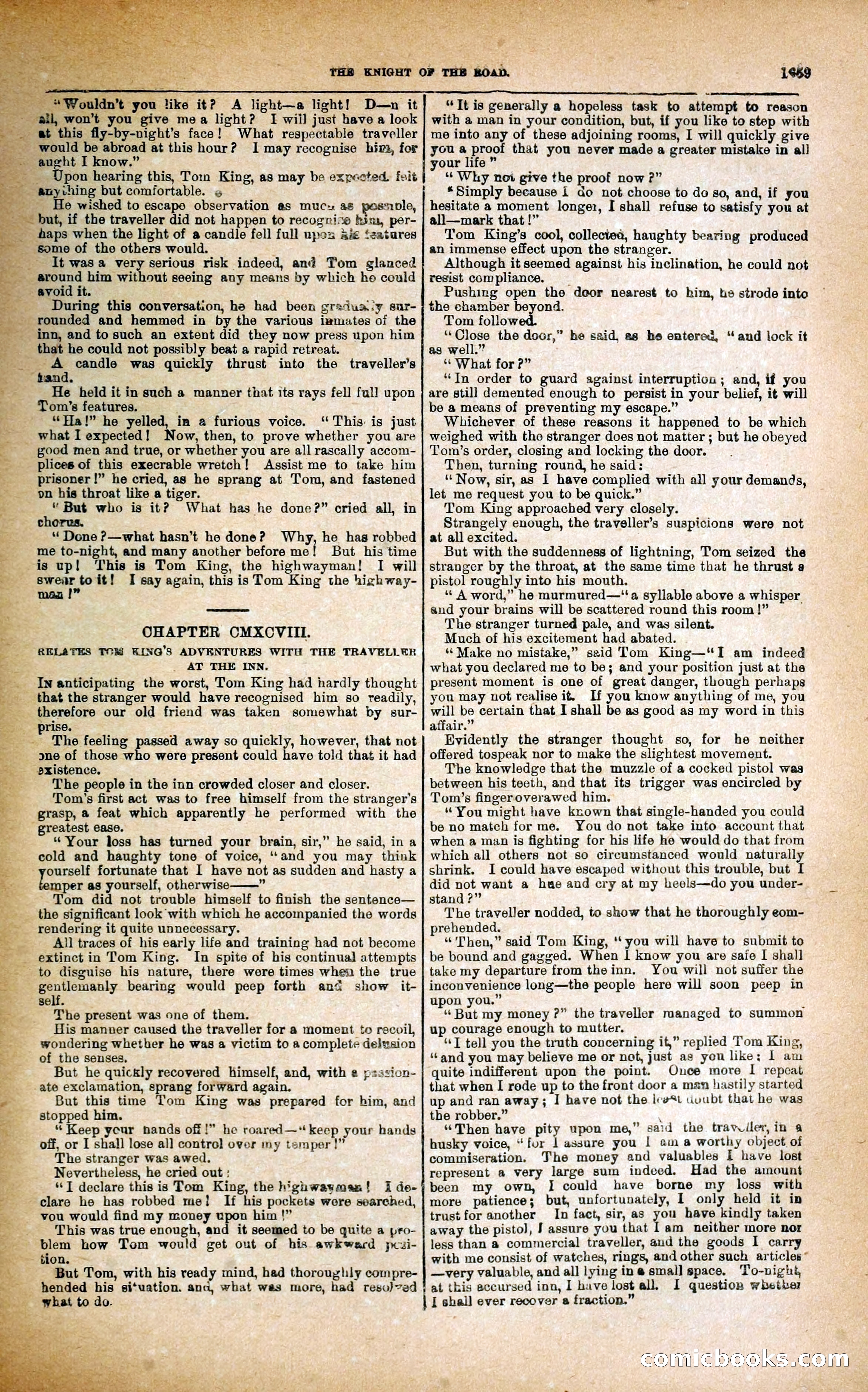 Black Bess; or, the Knight of the Road — page 287: Penny Dreadfuls, 1866