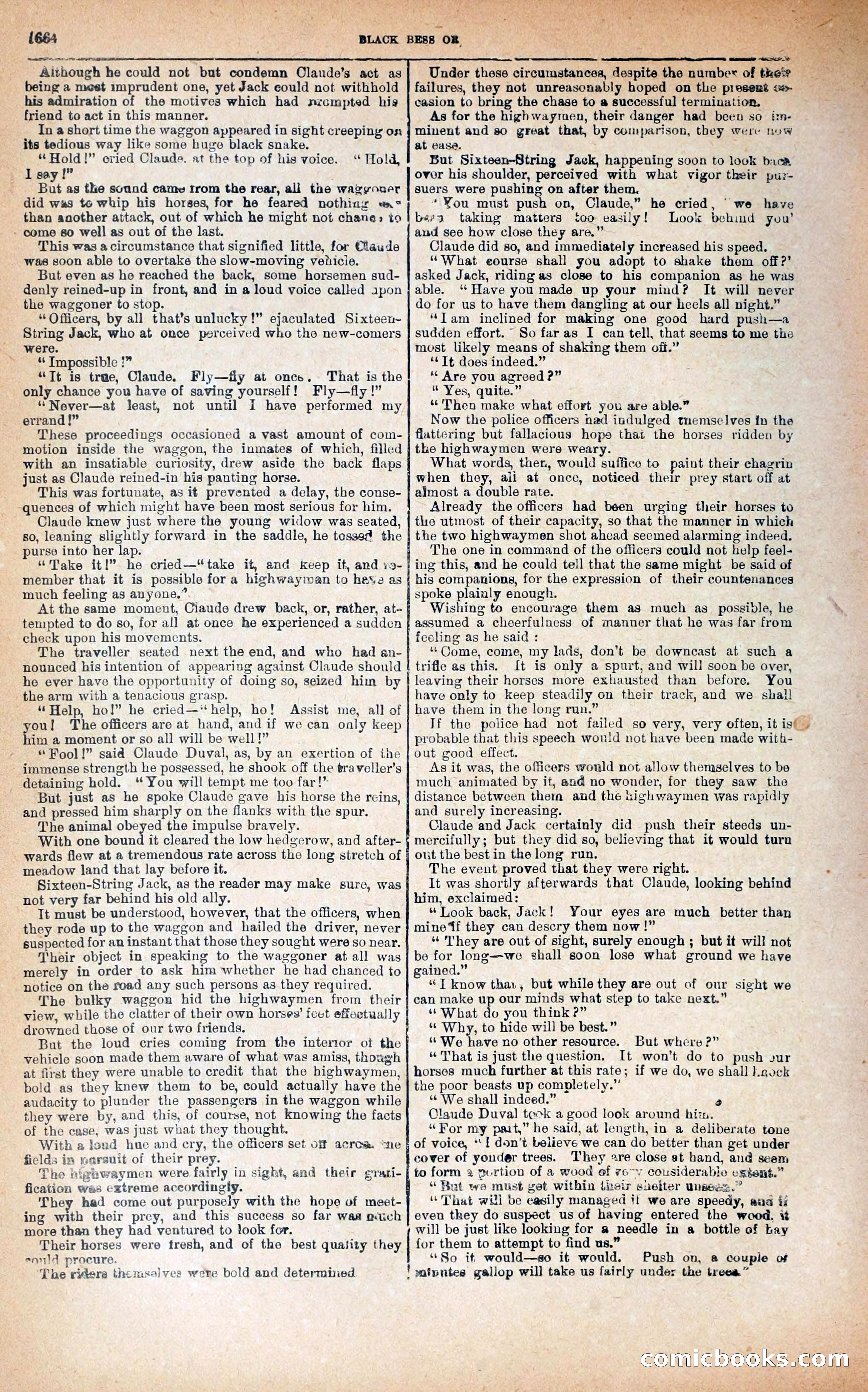 Black Bess; or, the Knight of the Road — page 292: Penny Dreadfuls, 1866