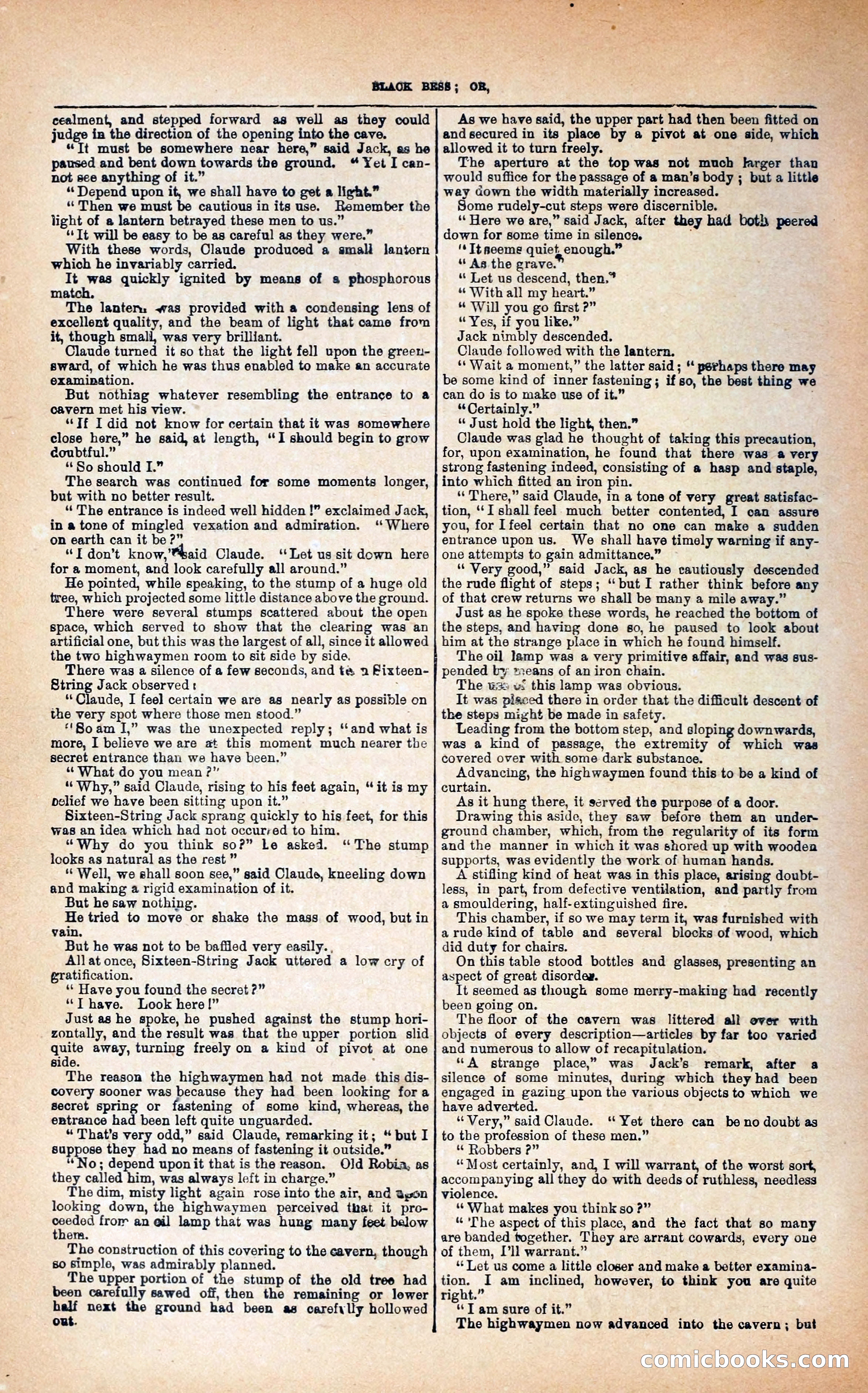 Black Bess; or, the Knight of the Road — page 296: Penny Dreadfuls, 1866