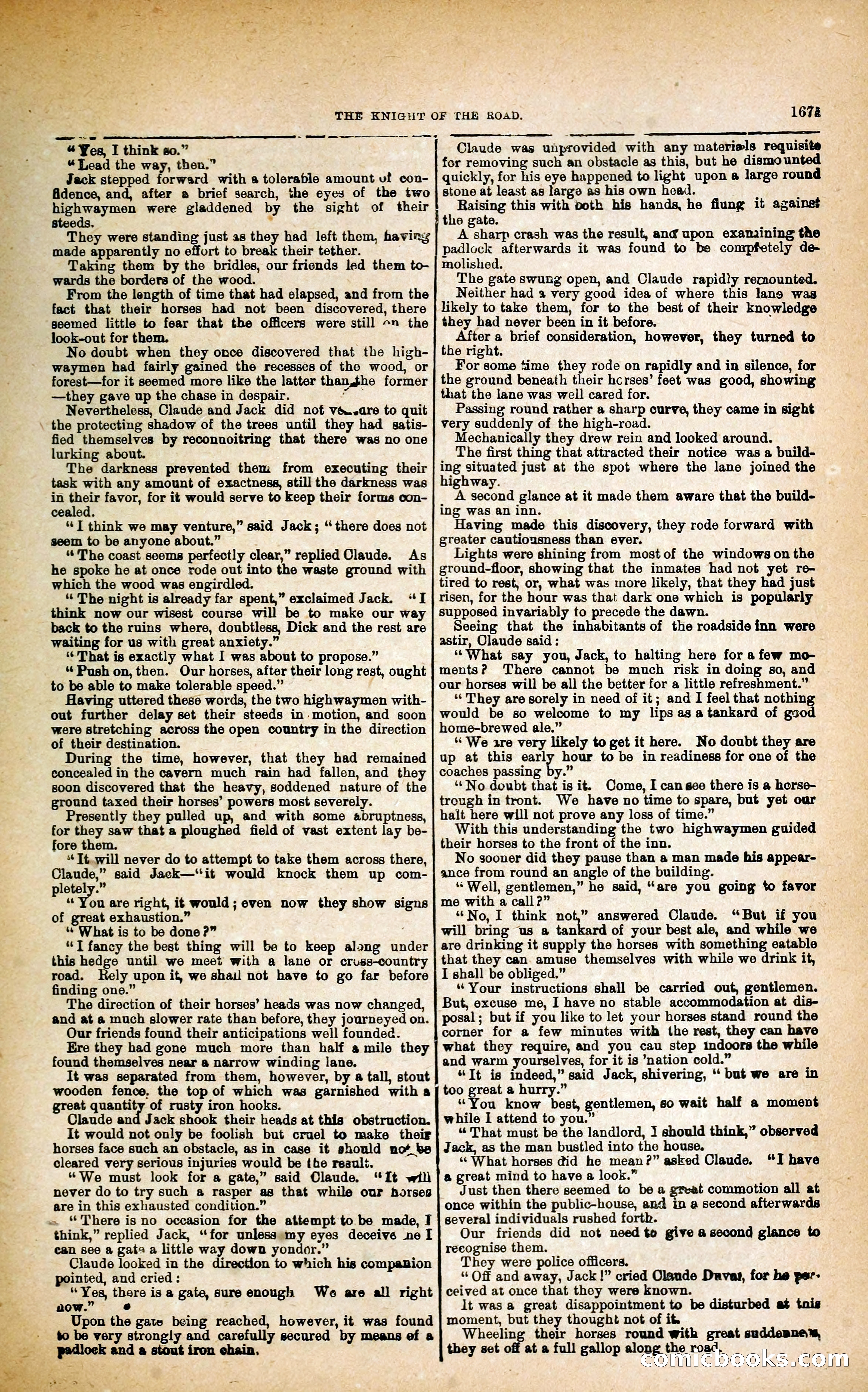 Black Bess; or, the Knight of the Road — page 303: Penny Dreadfuls, 1866