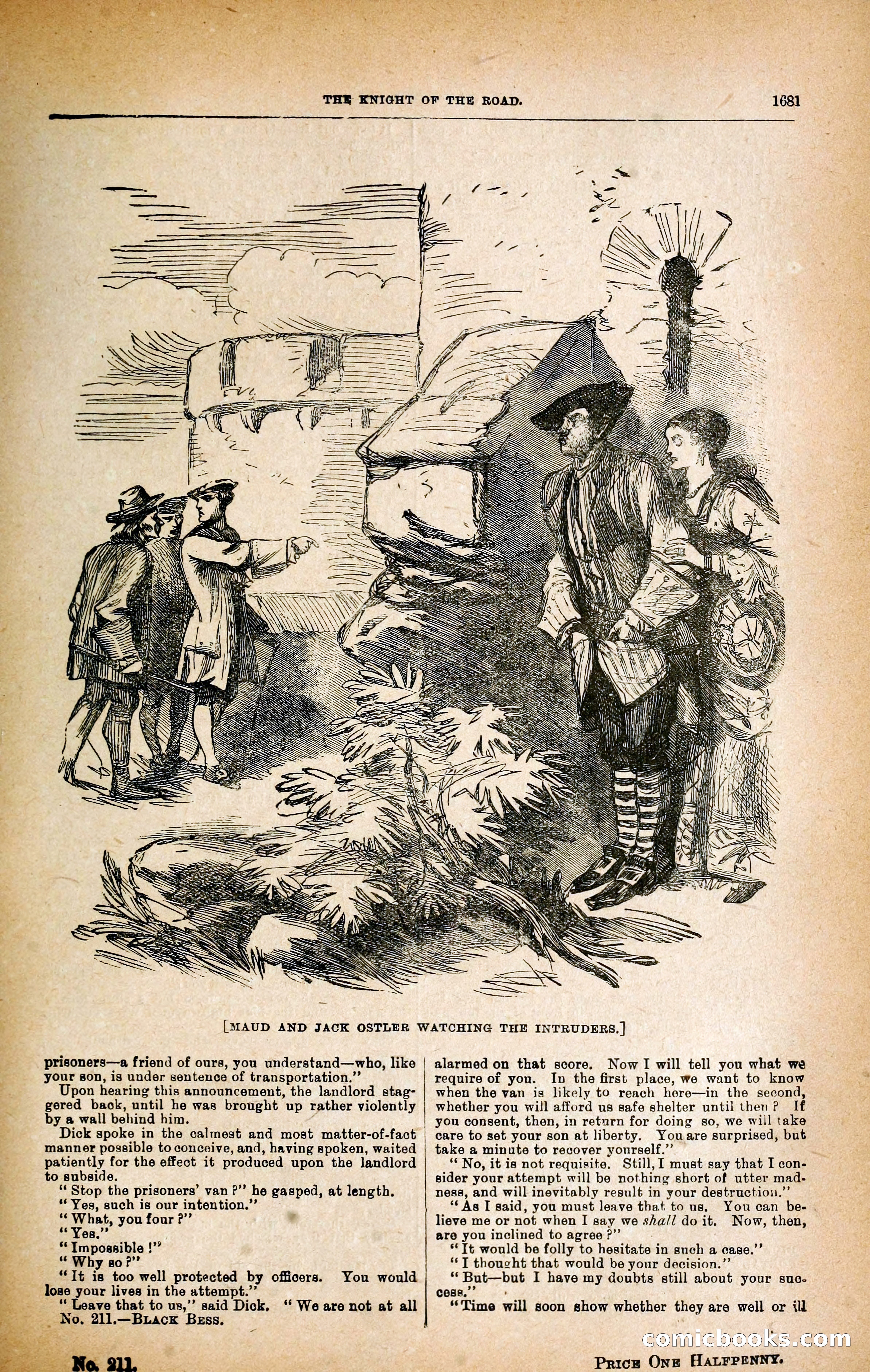 Black Bess; or, the Knight of the Road — page 309: Penny Dreadfuls, 1866
