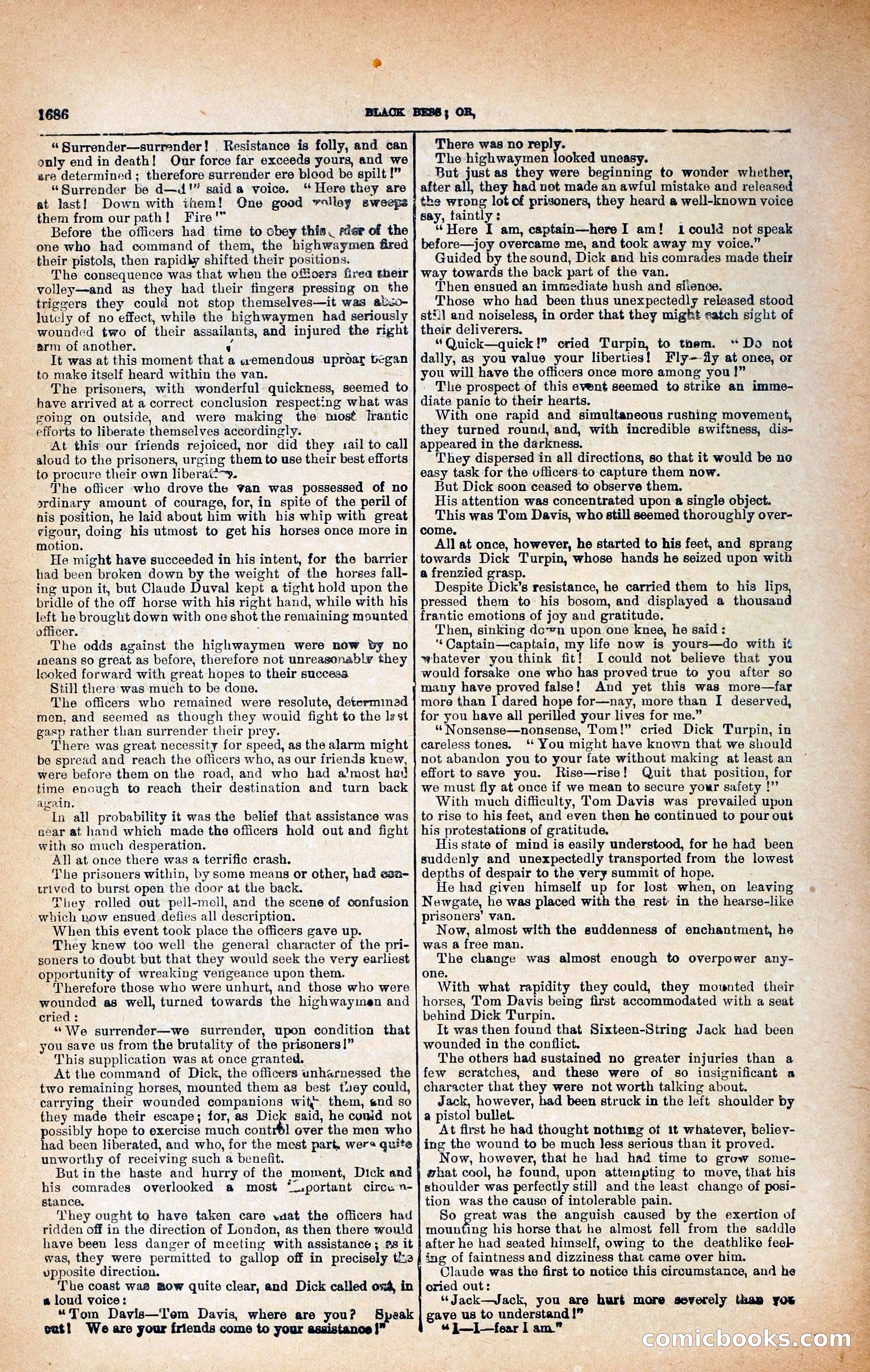 Black Bess; or, the Knight of the Road — page 314: Penny Dreadfuls, 1866
