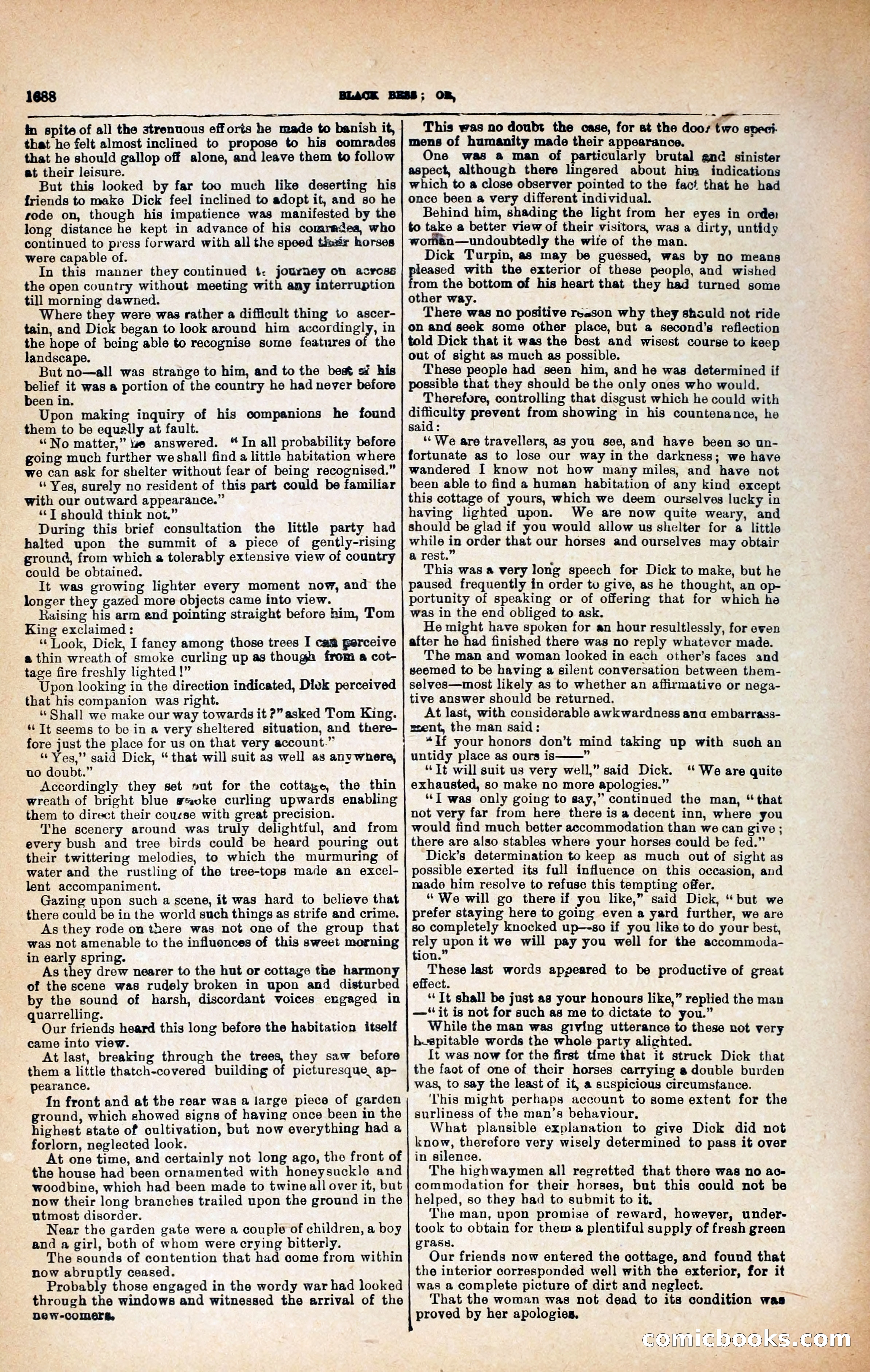 Black Bess; or, the Knight of the Road — page 316: Penny Dreadfuls, 1866