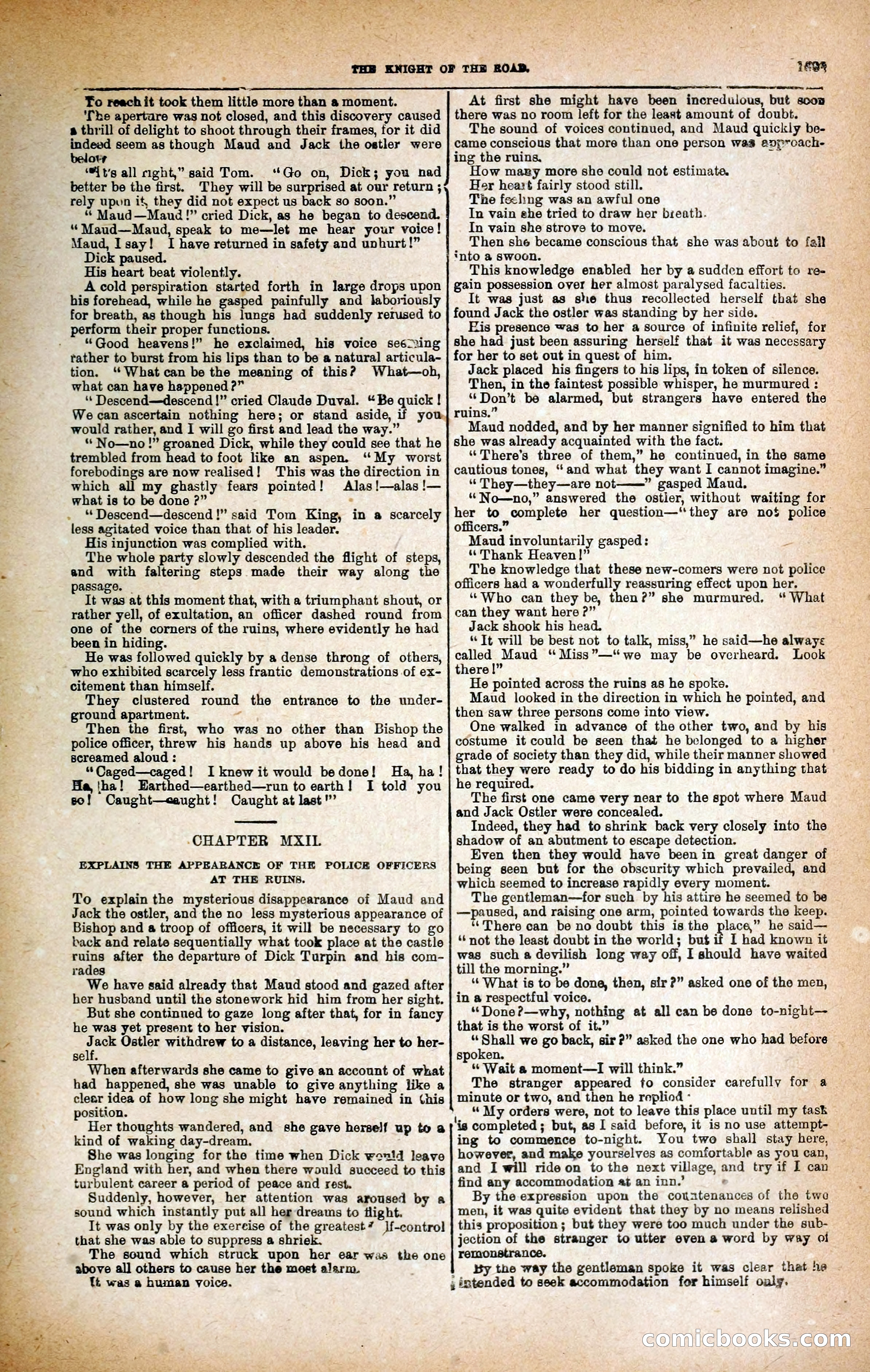 Black Bess; or, the Knight of the Road — page 321: Penny Dreadfuls, 1866
