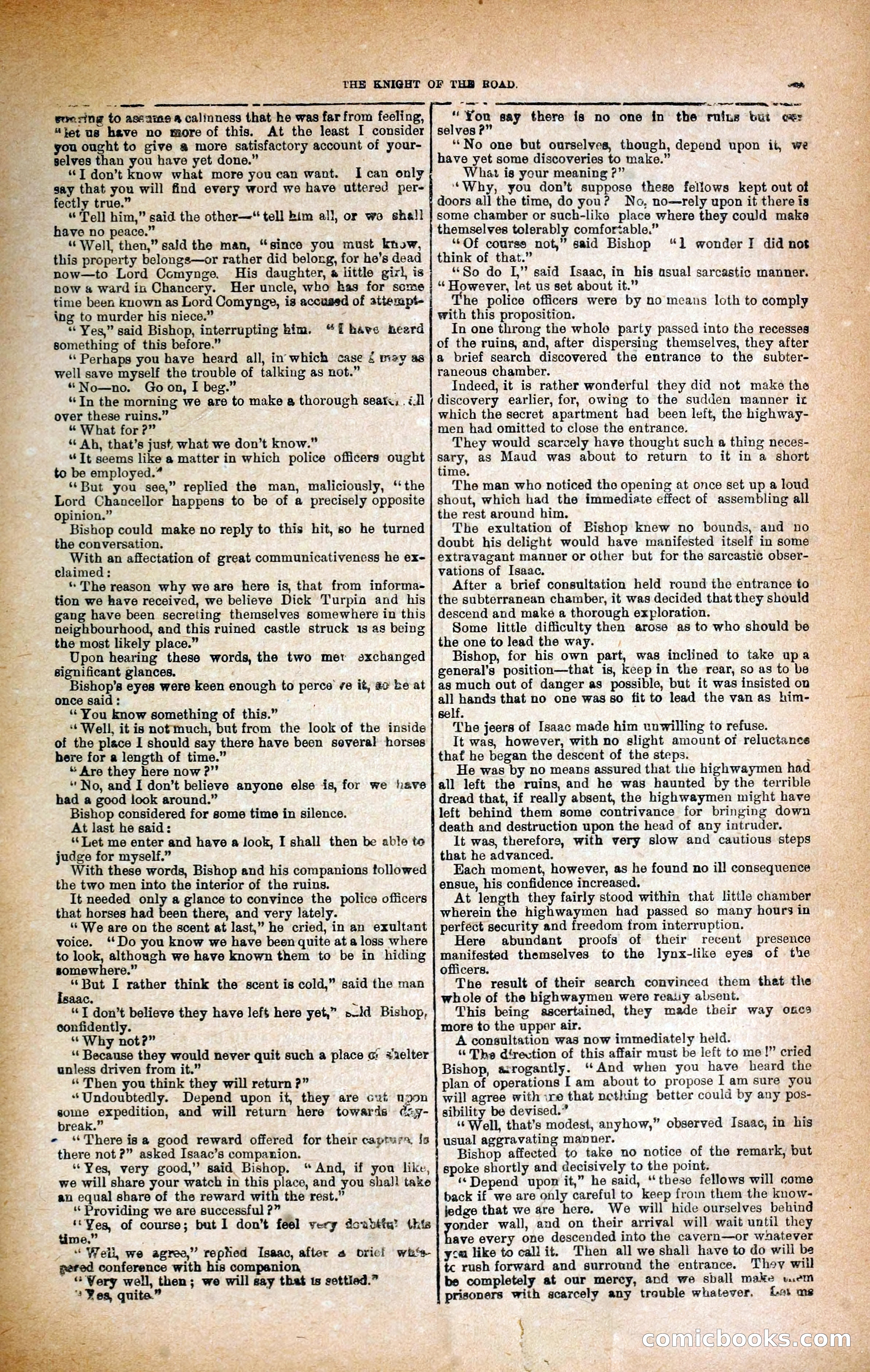 Black Bess; or, the Knight of the Road — page 323: Penny Dreadfuls, 1866