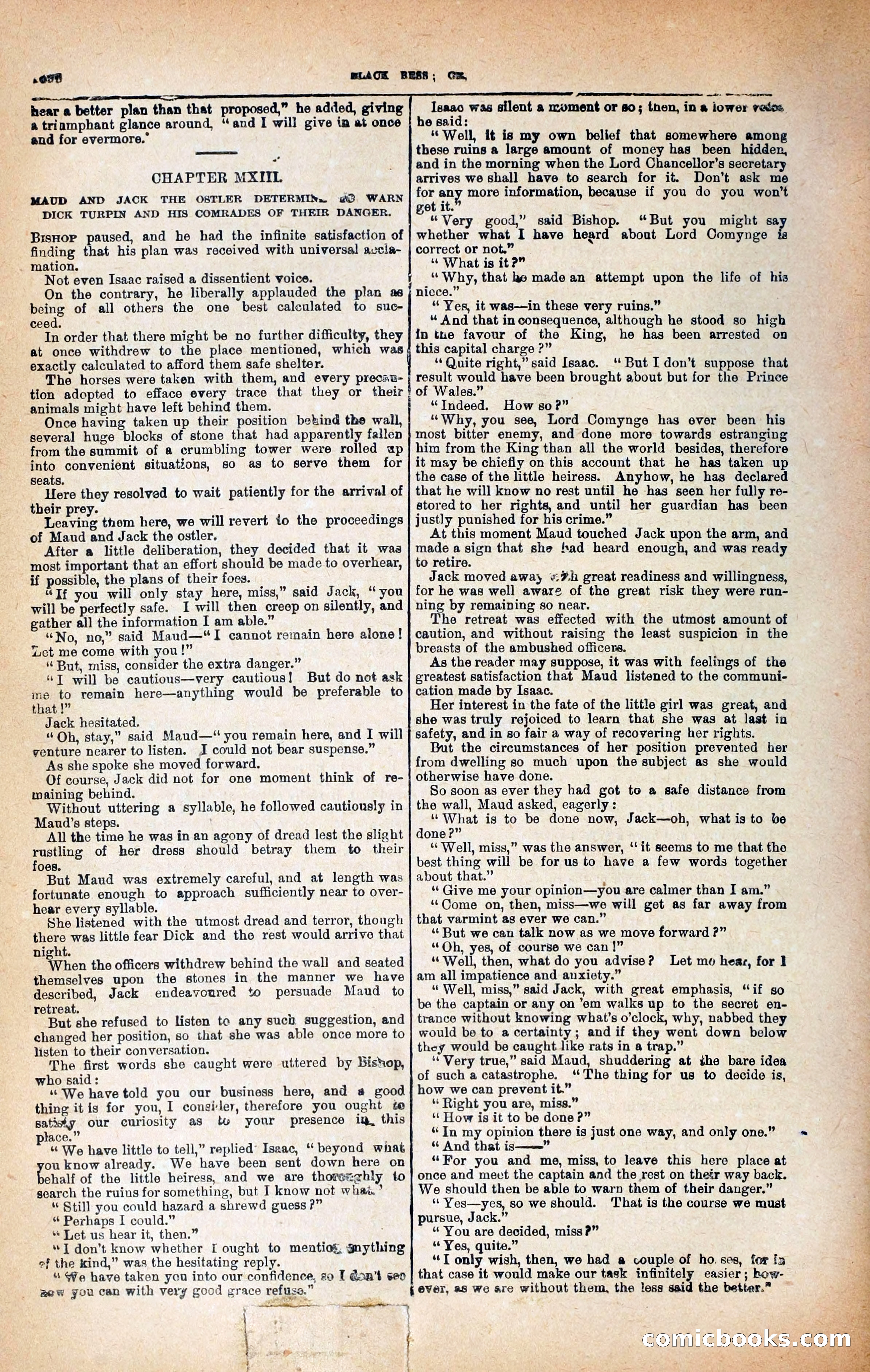 Black Bess; or, the Knight of the Road — page 324: Penny Dreadfuls, 1866
