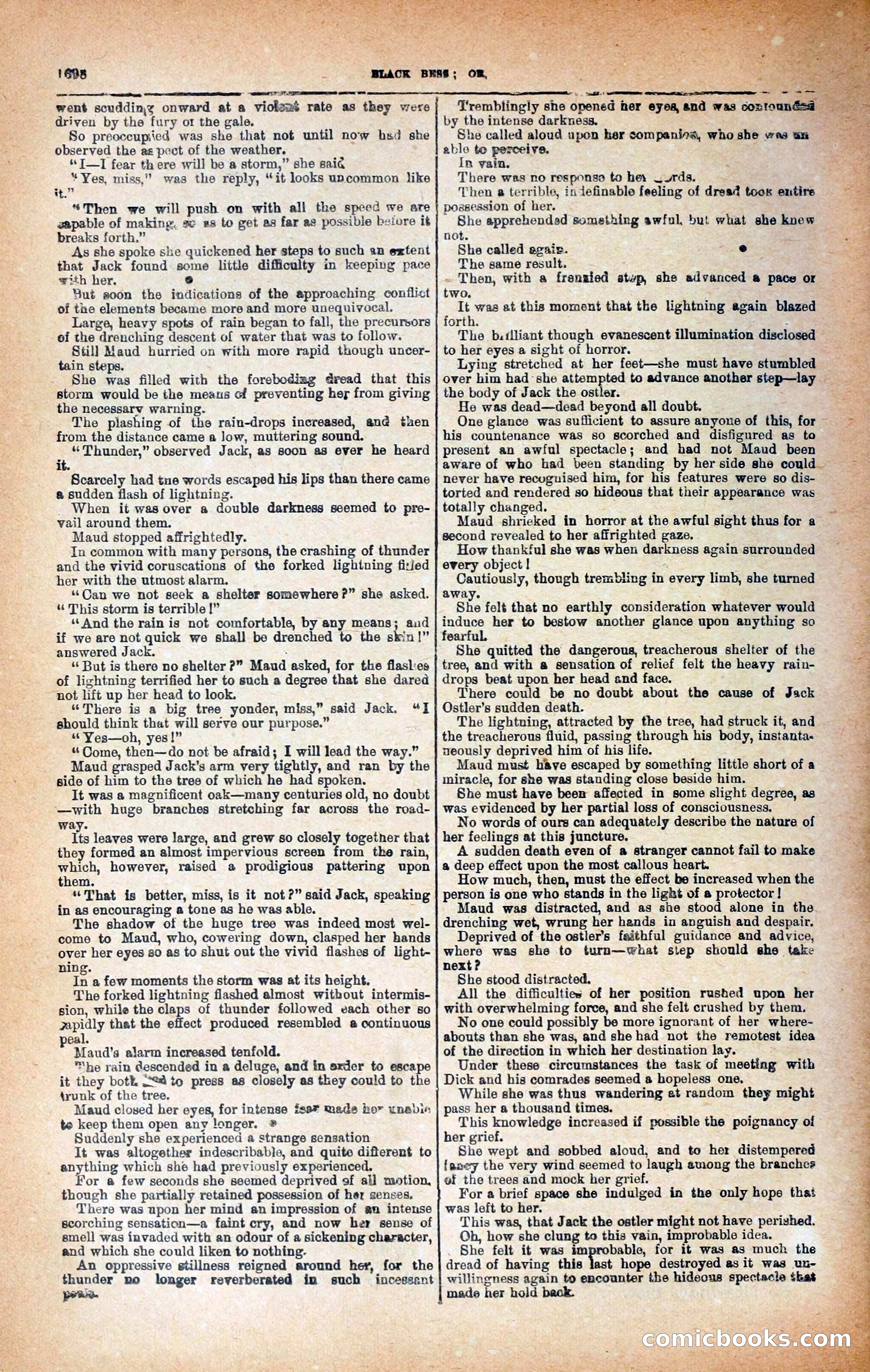 Black Bess; or, the Knight of the Road — page 326: Penny Dreadfuls, 1866