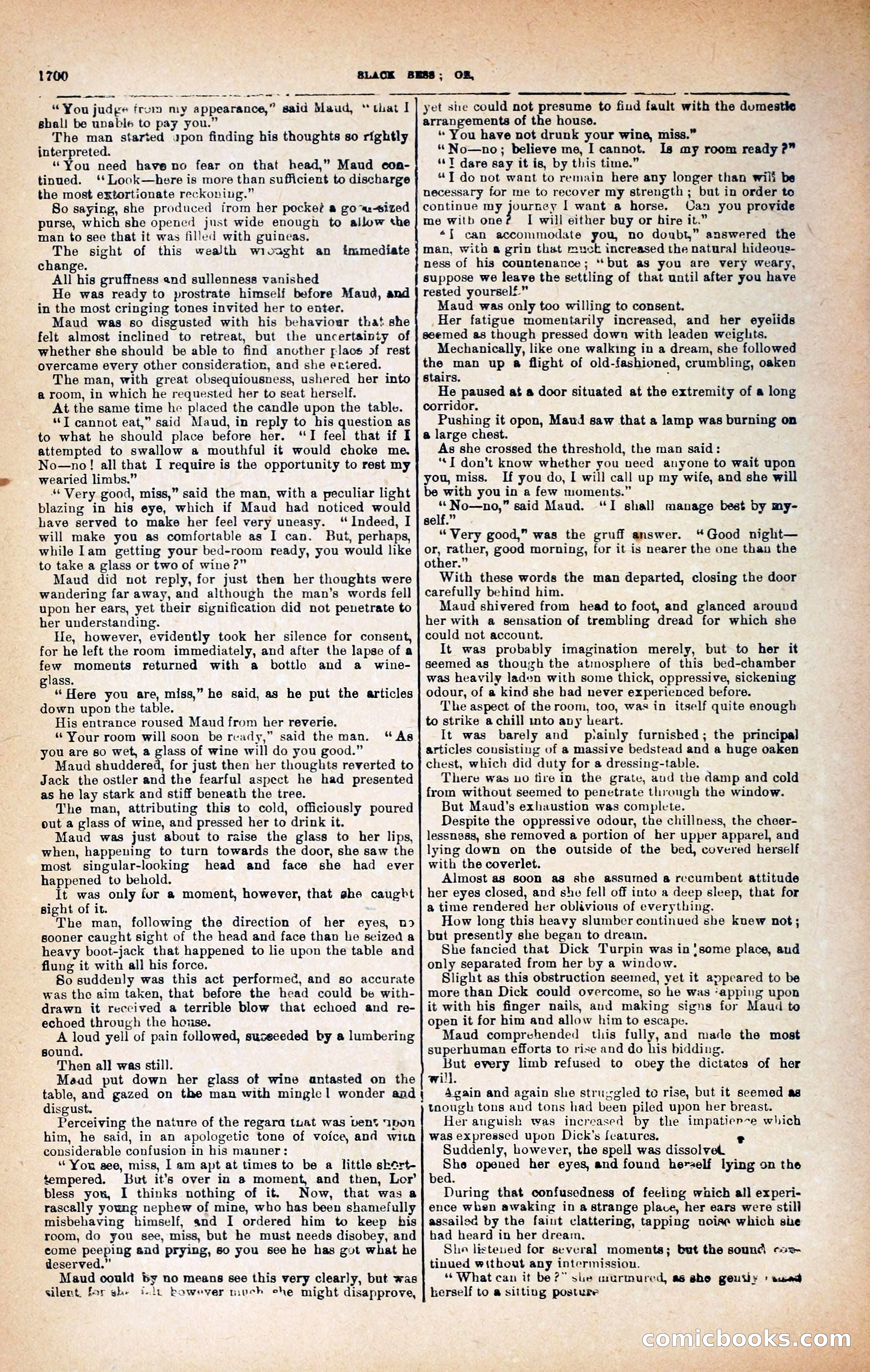 Black Bess; or, the Knight of the Road — page 328: Penny Dreadfuls, 1866