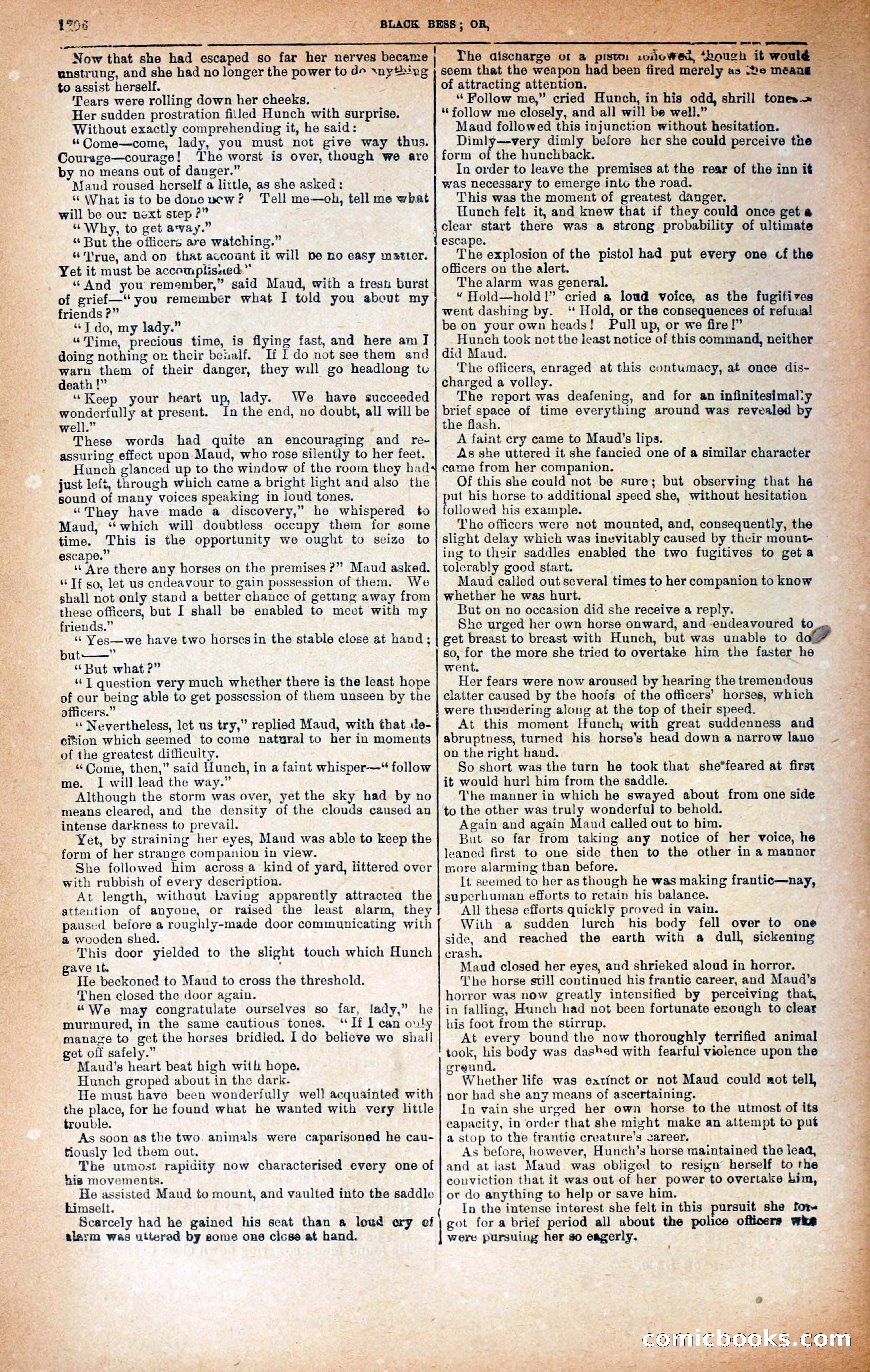 Black Bess; or, the Knight of the Road — page 334: Penny Dreadfuls, 1866
