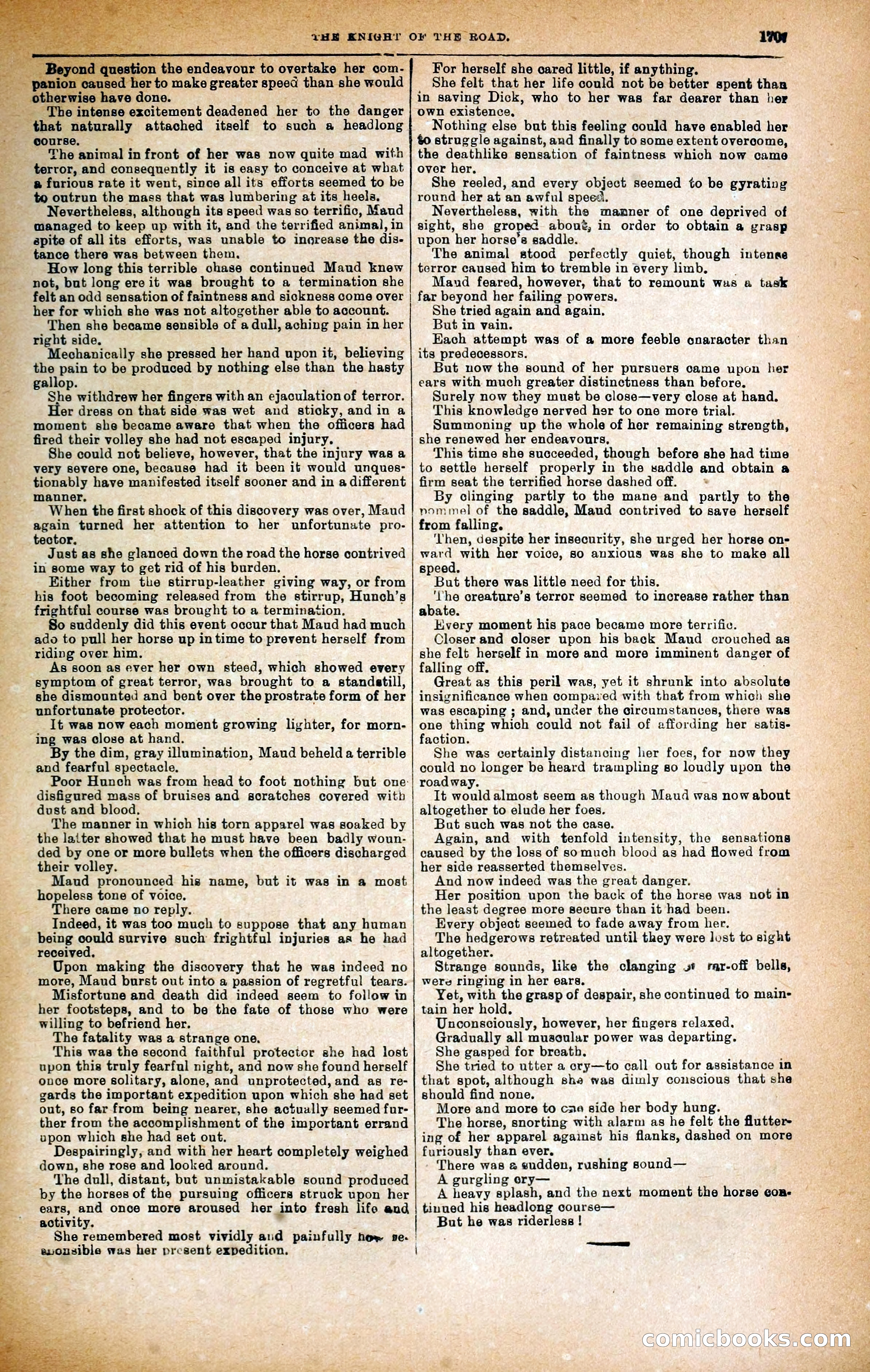 Black Bess; or, the Knight of the Road — page 335: Penny Dreadfuls, 1866
