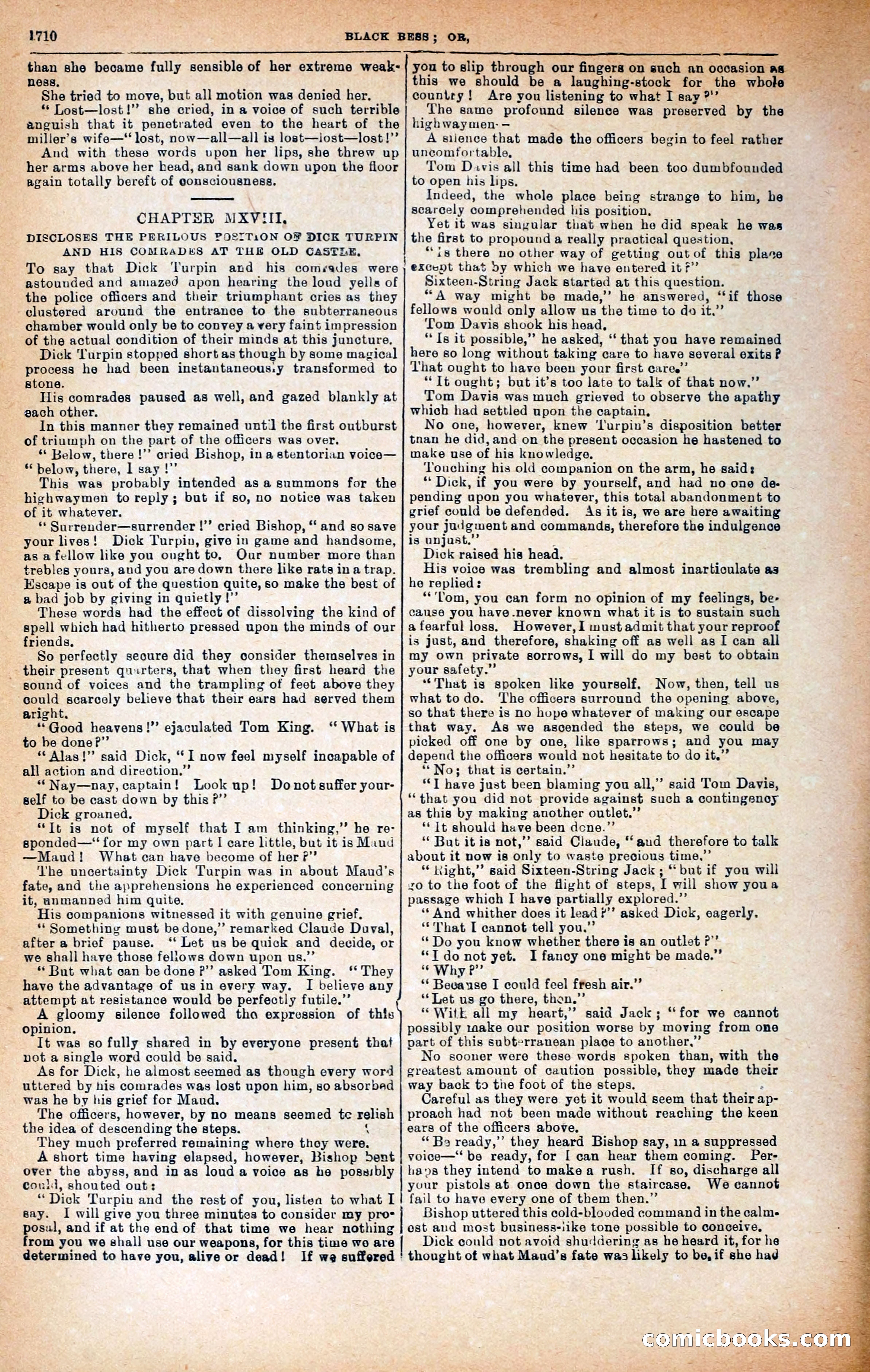 Black Bess; or, the Knight of the Road — page 338: Penny Dreadfuls, 1866