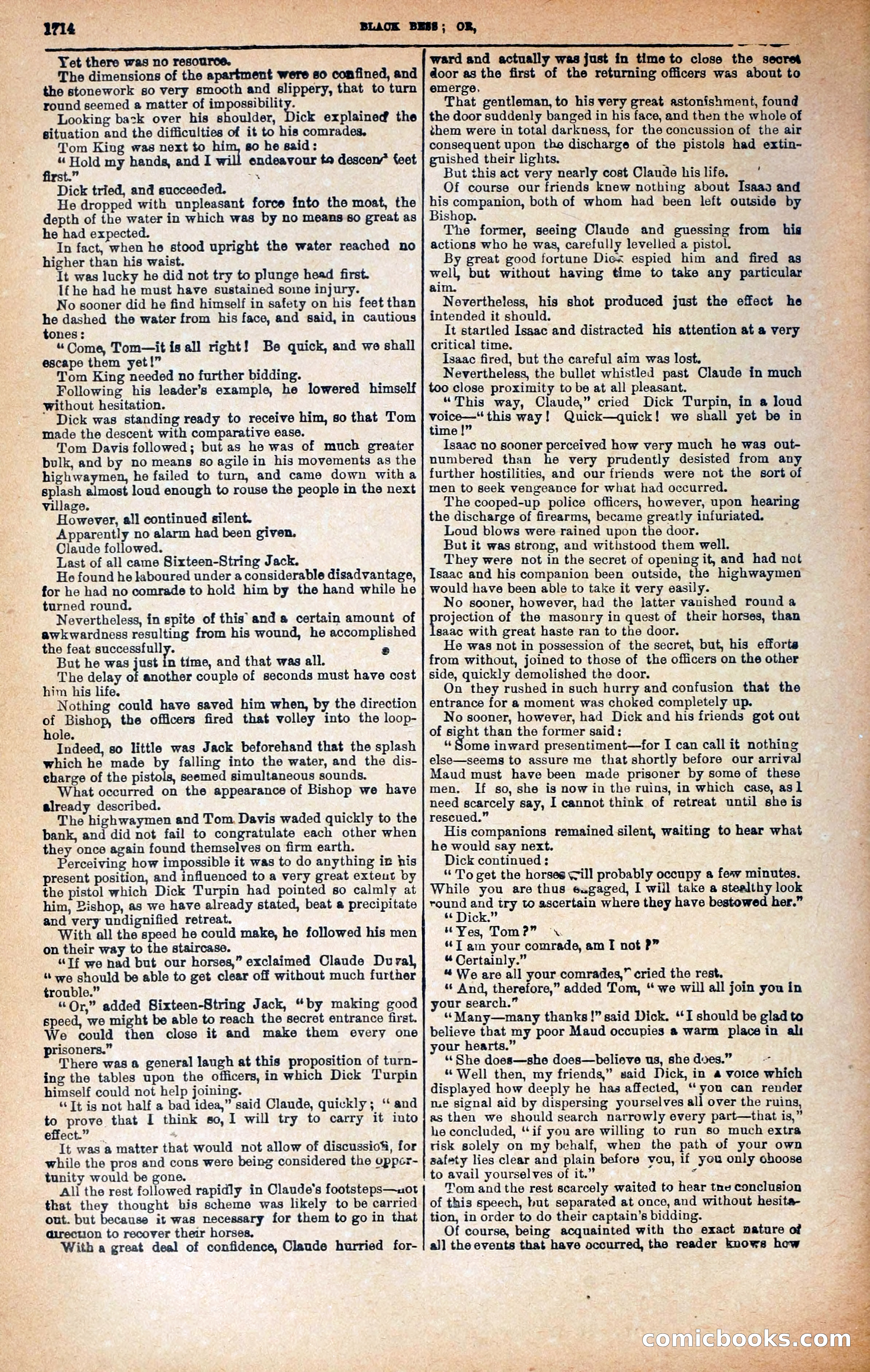 Black Bess; or, the Knight of the Road — page 342: Penny Dreadfuls, 1866