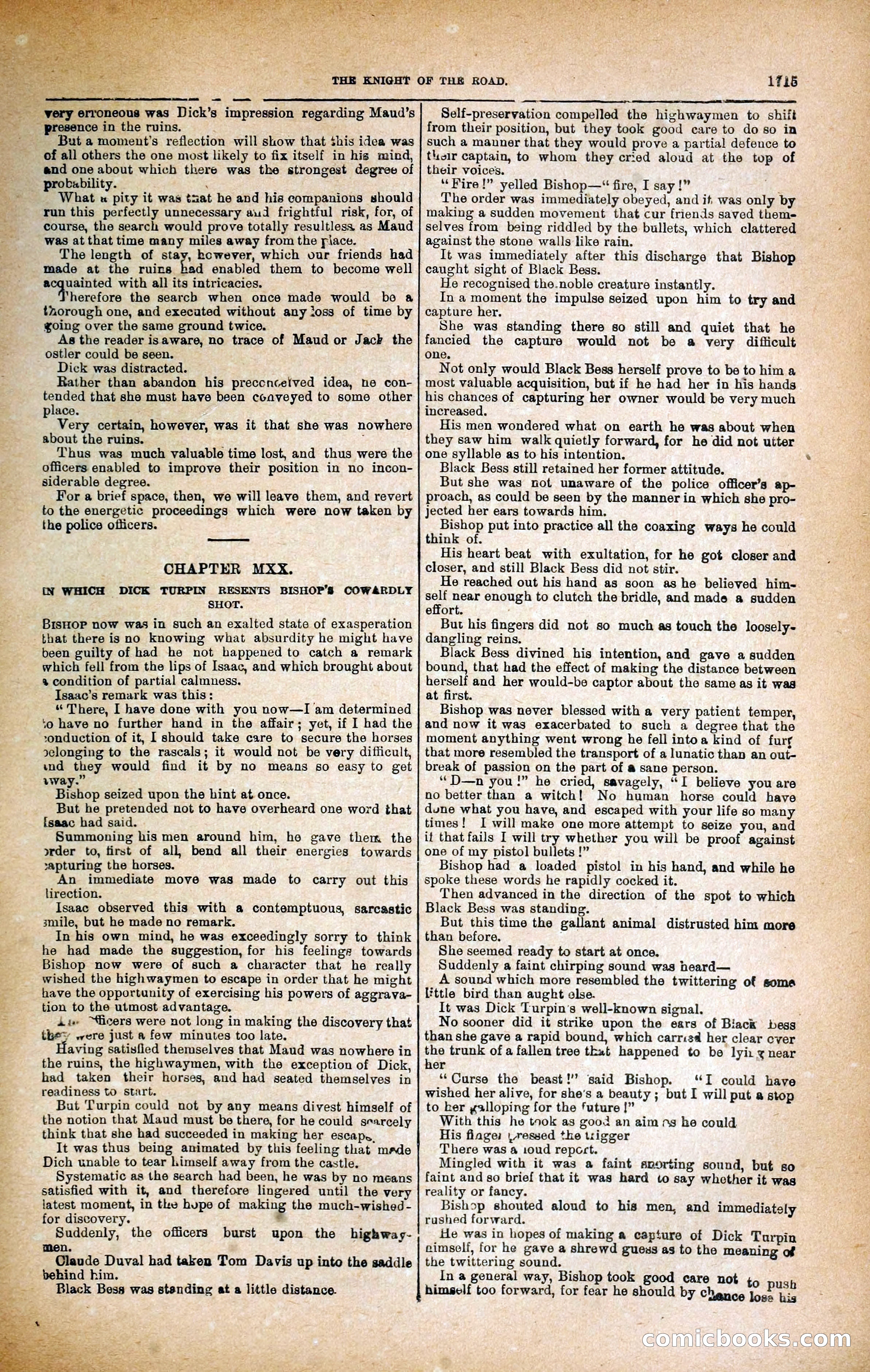 Black Bess; or, the Knight of the Road — page 343: Penny Dreadfuls, 1866