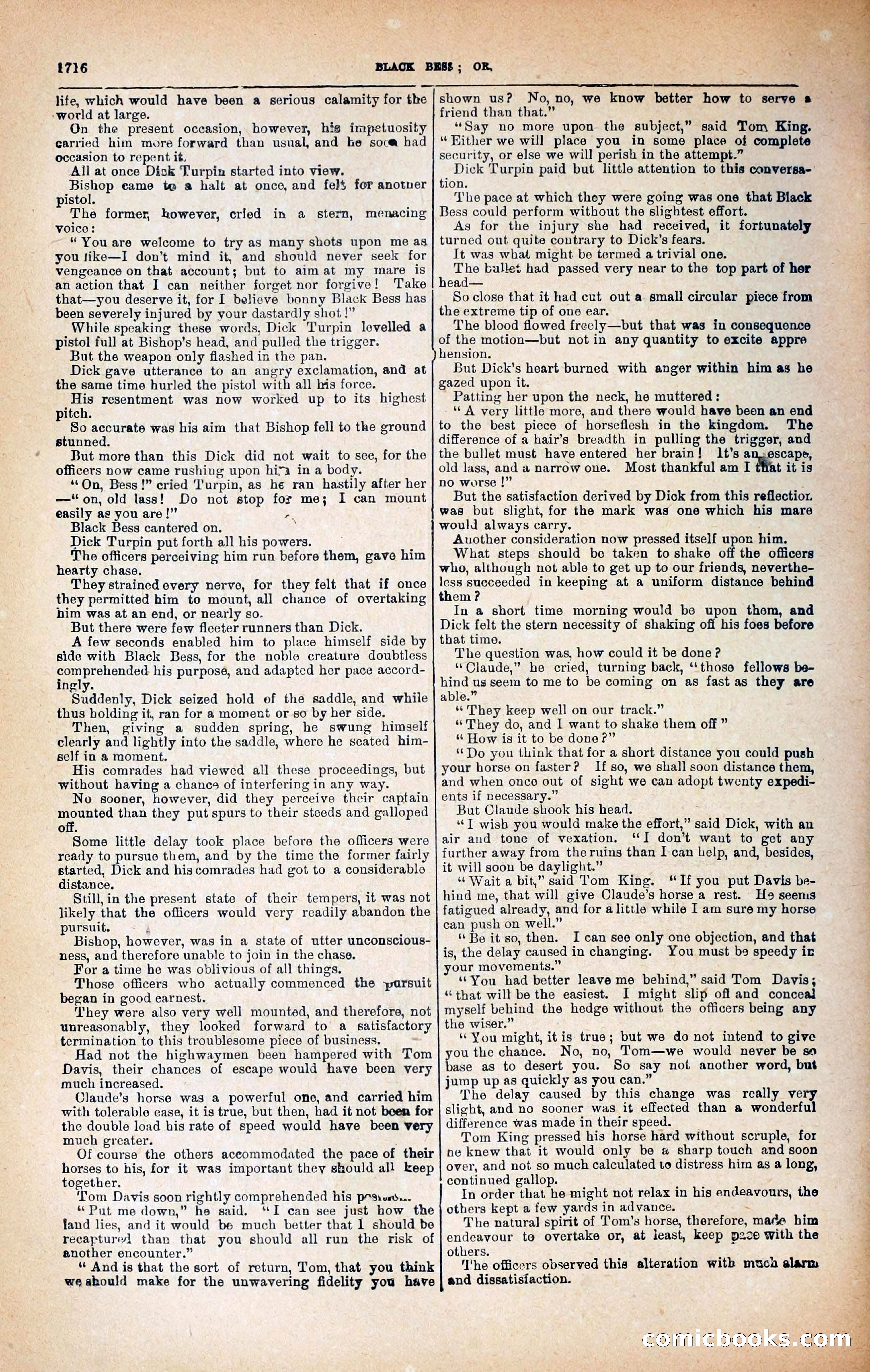 Black Bess; or, the Knight of the Road — page 344: Penny Dreadfuls, 1866