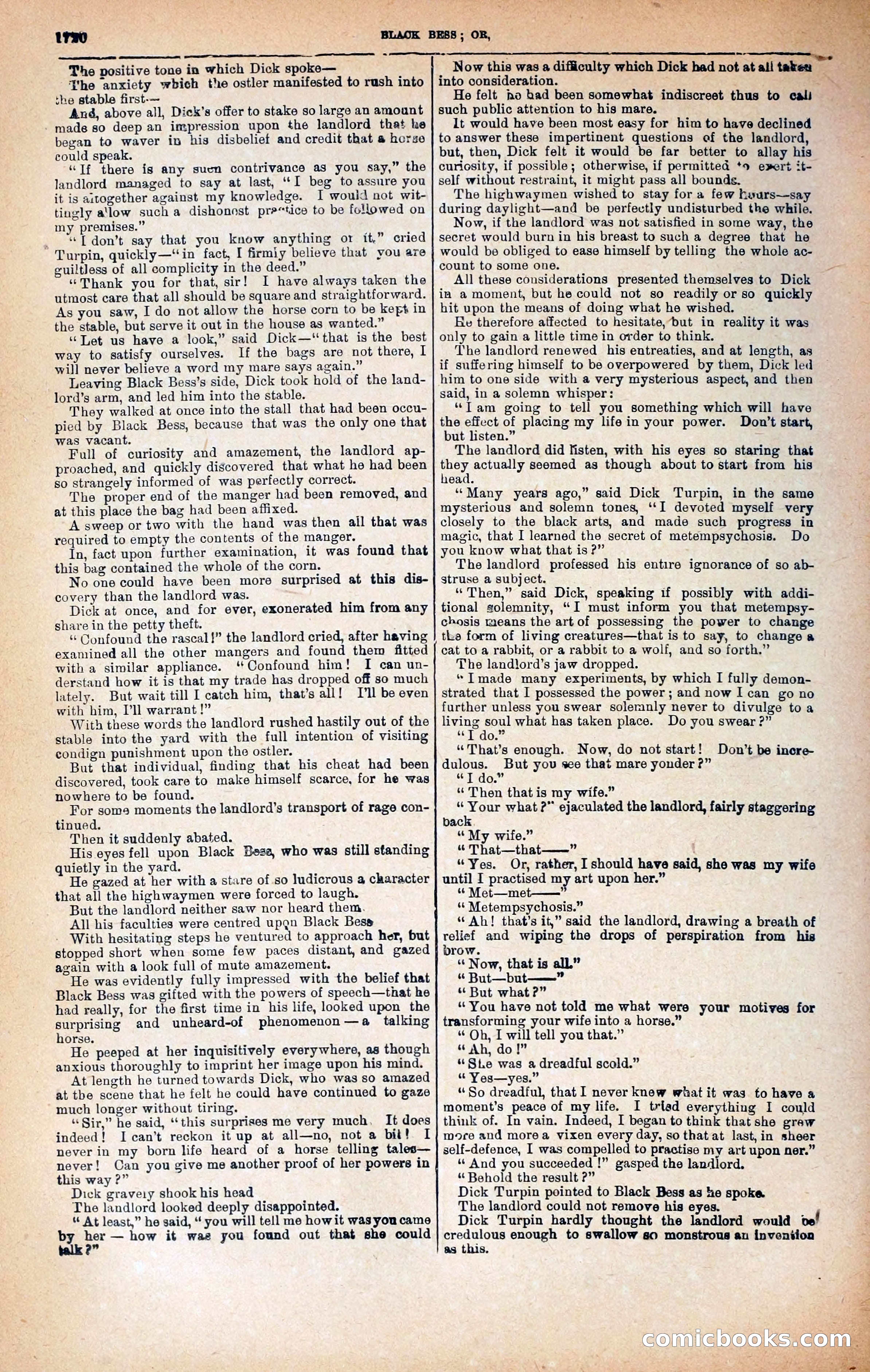 Black Bess; or, the Knight of the Road — page 348: Penny Dreadfuls, 1866