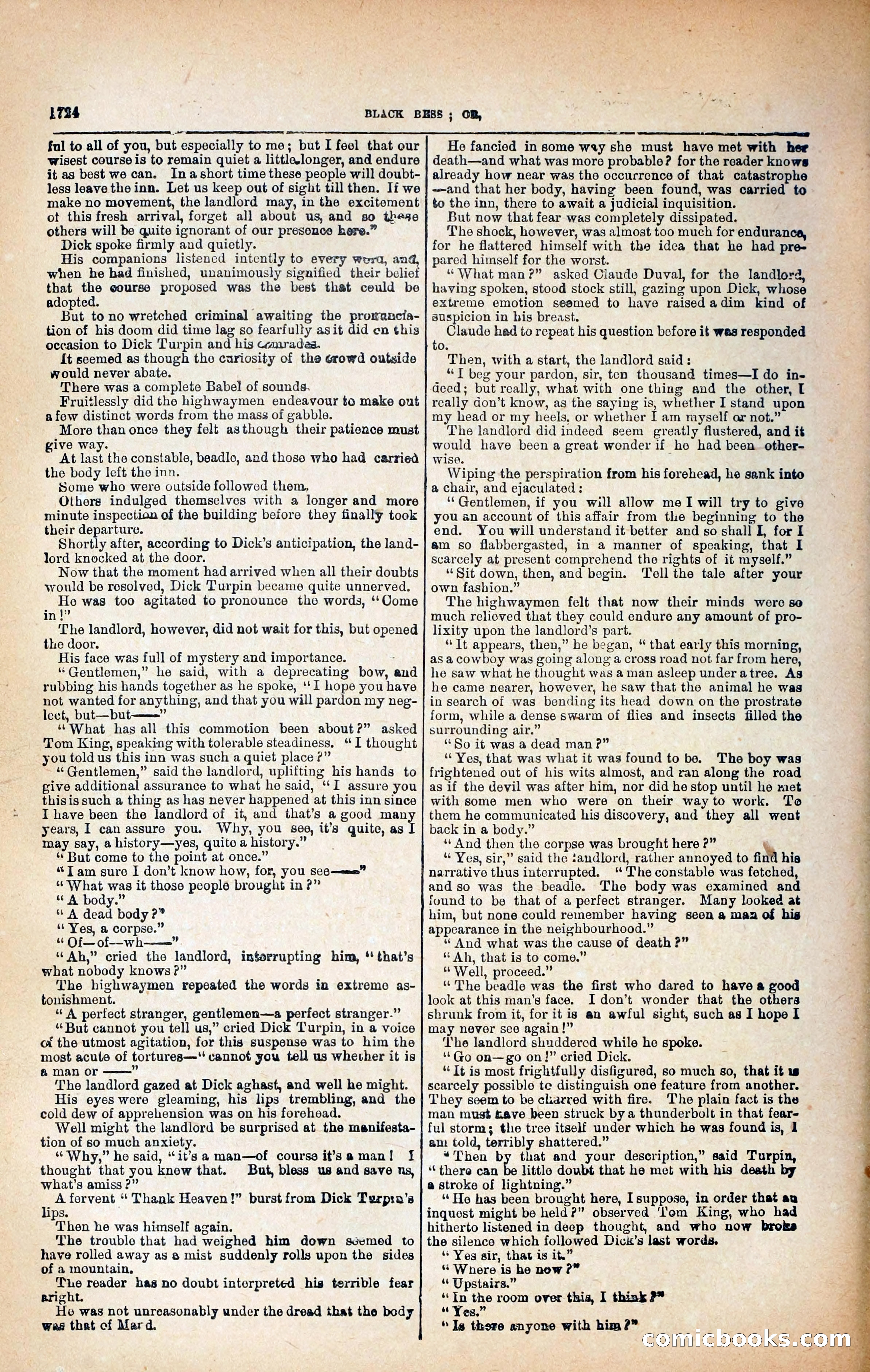 Black Bess; or, the Knight of the Road — page 352: Penny Dreadfuls, 1866