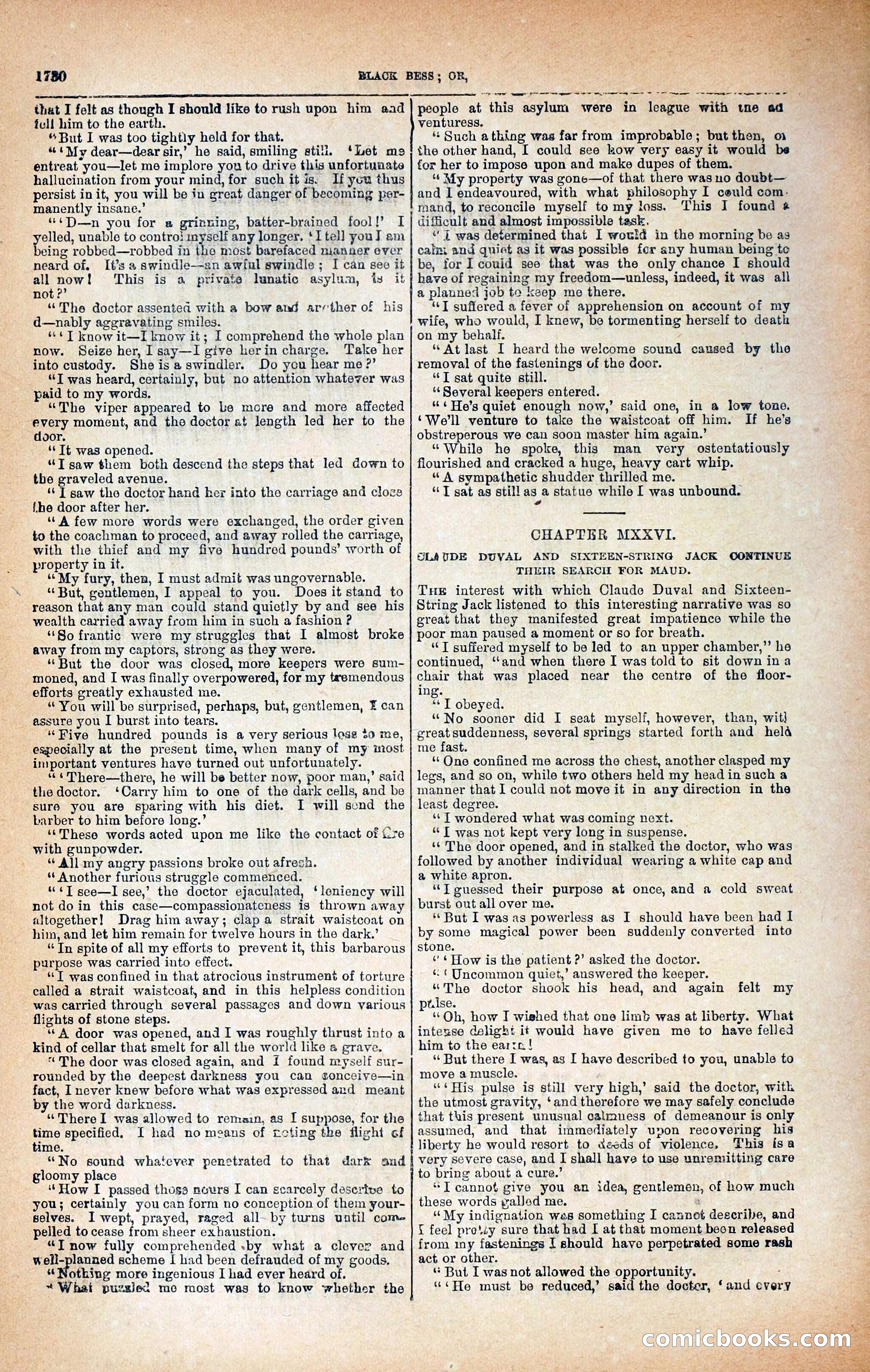 Black Bess; or, the Knight of the Road — page 358: Penny Dreadfuls, 1866
