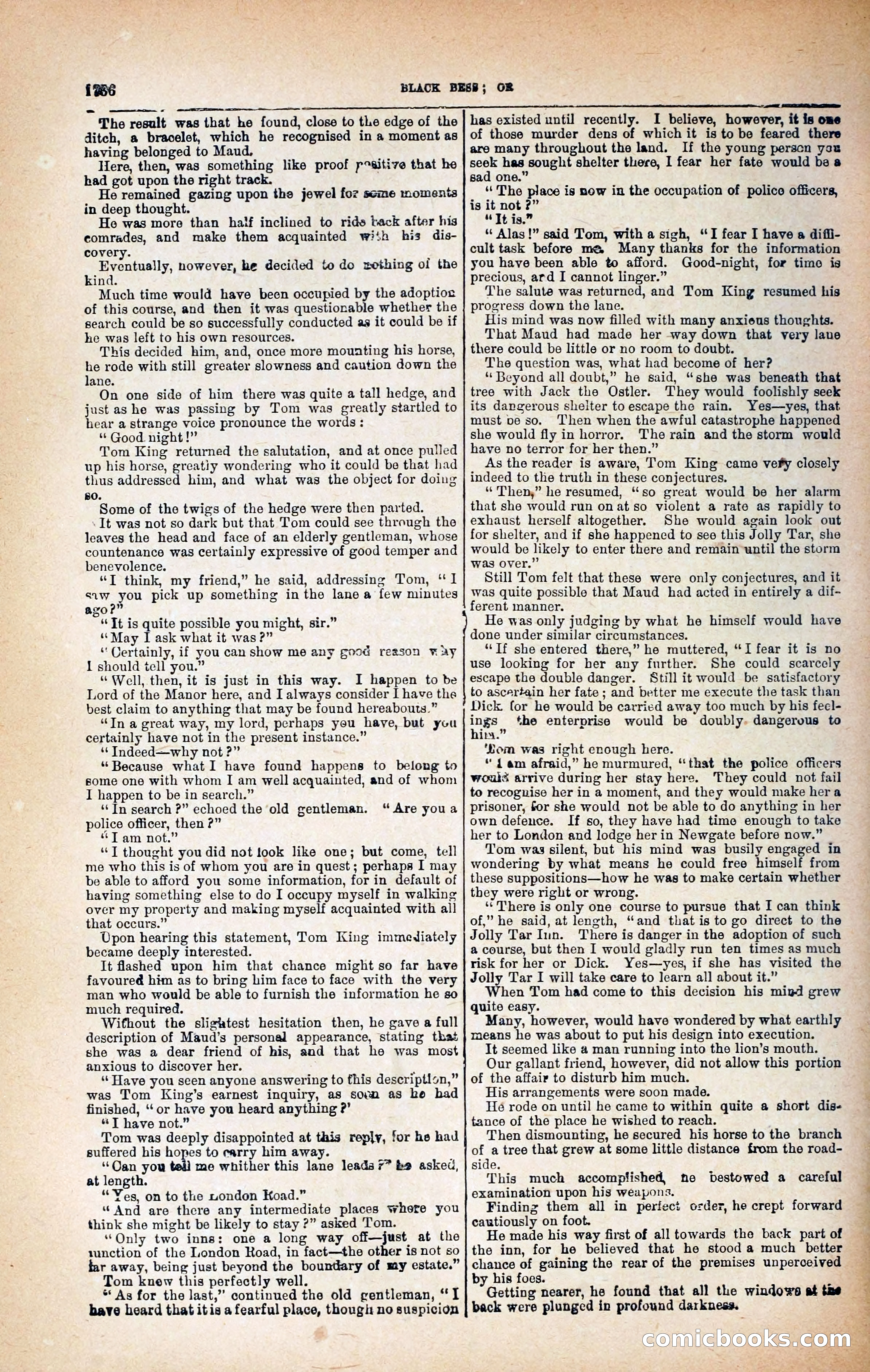 Black Bess; or, the Knight of the Road — page 364: Penny Dreadfuls, 1866