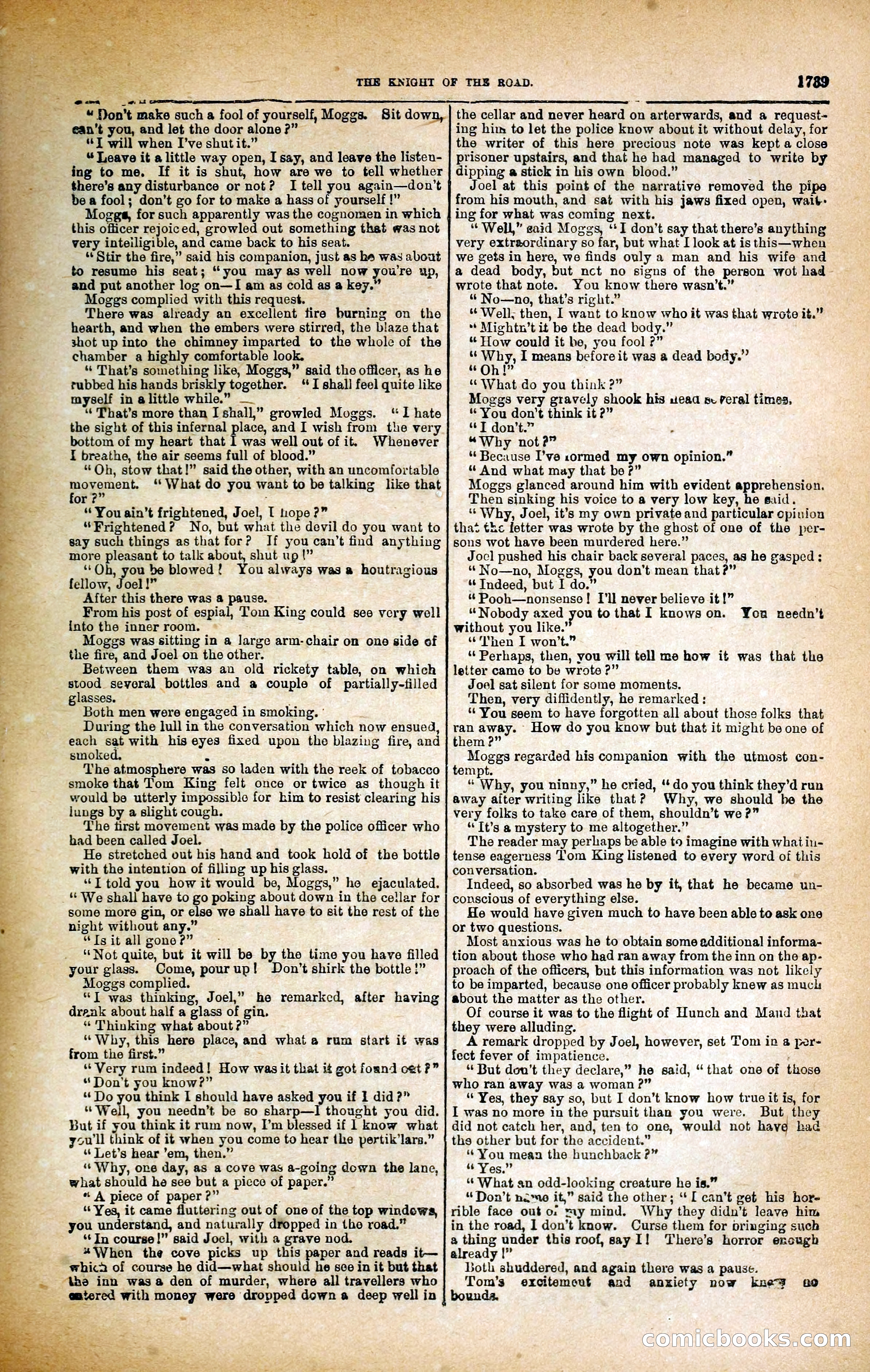Black Bess; or, the Knight of the Road — page 367: Penny Dreadfuls, 1866