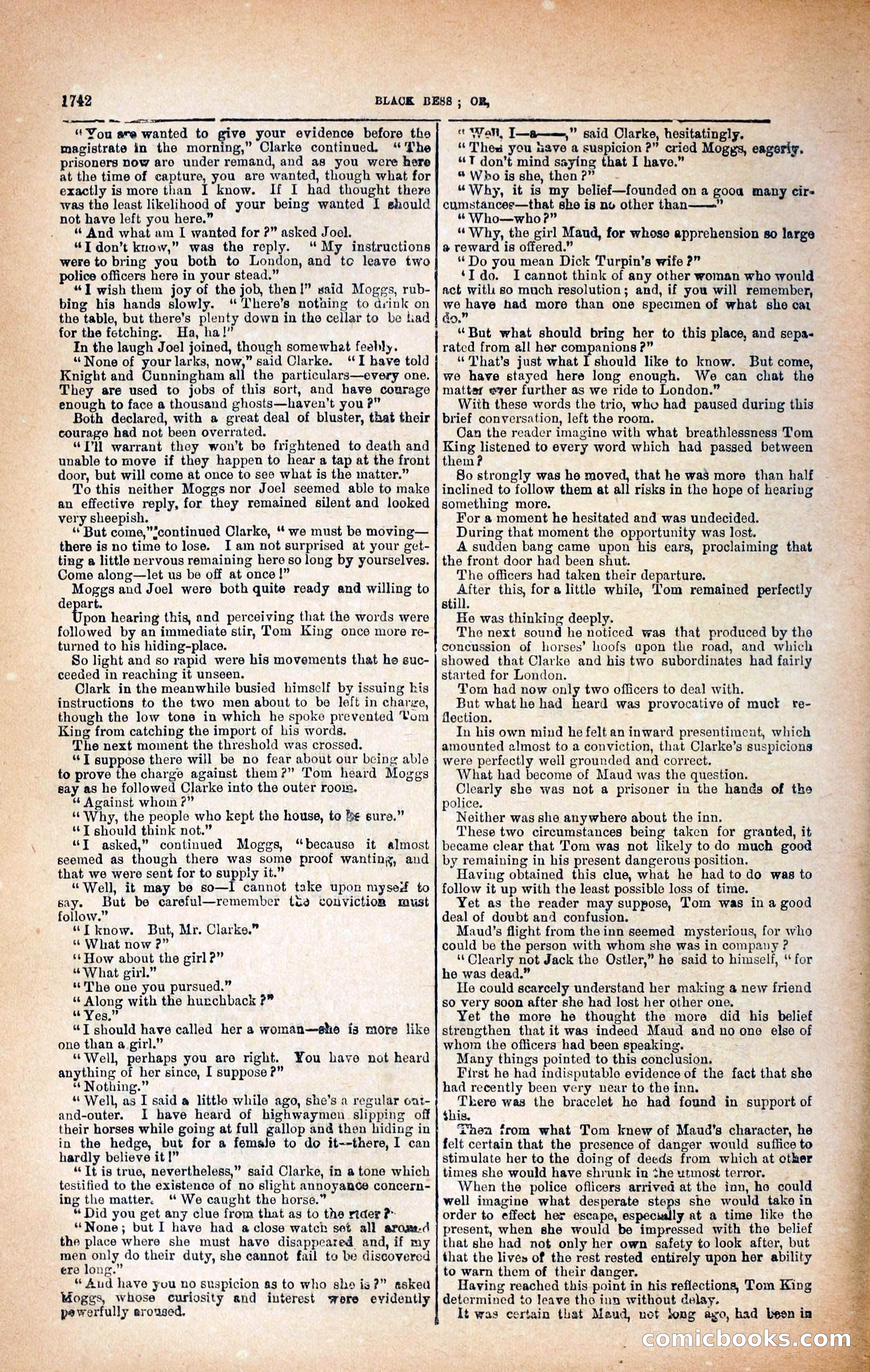 Black Bess; or, the Knight of the Road — page 370: Penny Dreadfuls, 1866