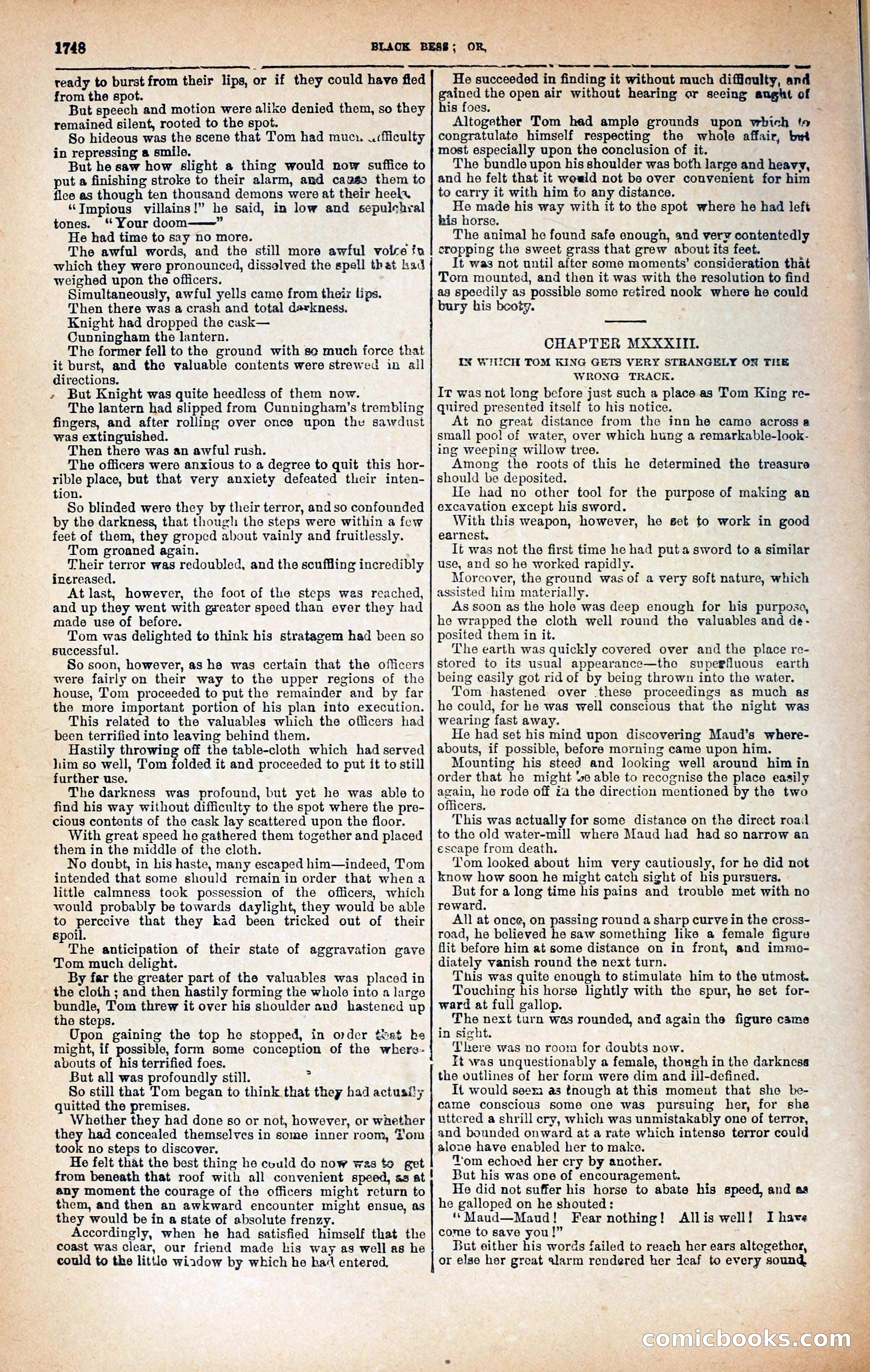 Black Bess; or, the Knight of the Road — page 376: Penny Dreadfuls, 1866