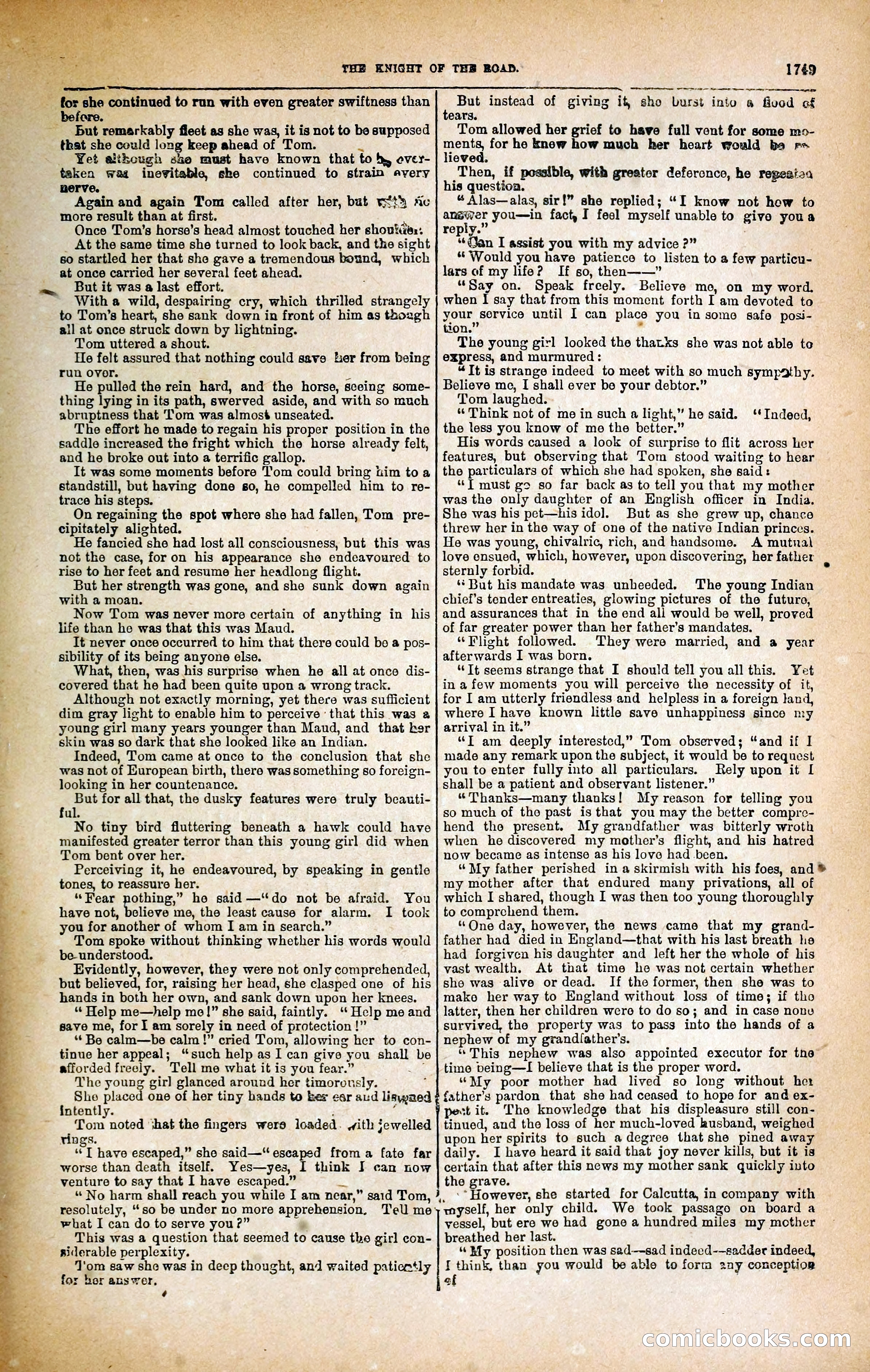 Black Bess; or, the Knight of the Road — page 377: Penny Dreadfuls, 1866