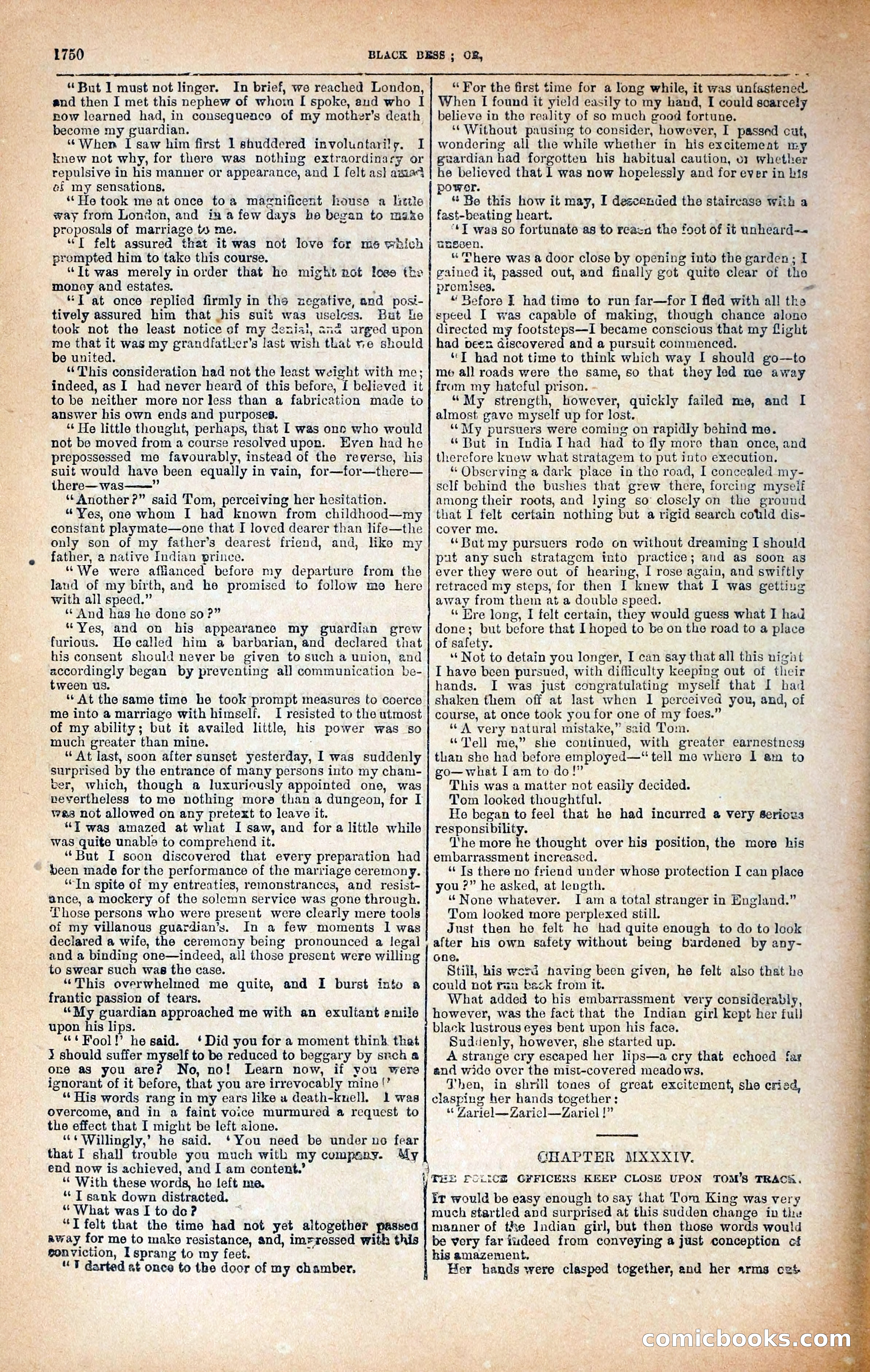 Black Bess; or, the Knight of the Road — page 378: Penny Dreadfuls, 1866