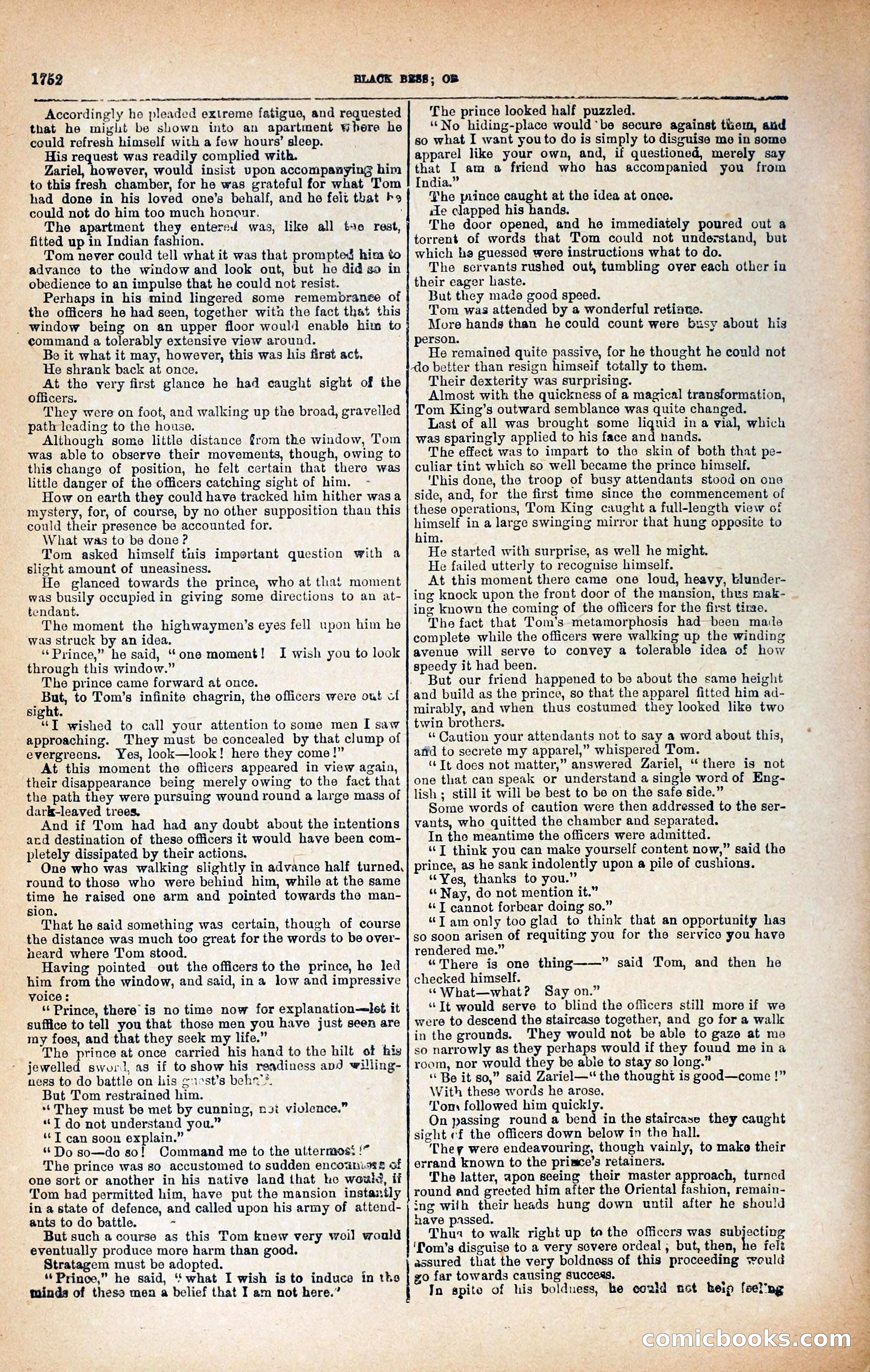 Black Bess; or, the Knight of the Road — page 380: Penny Dreadfuls, 1866