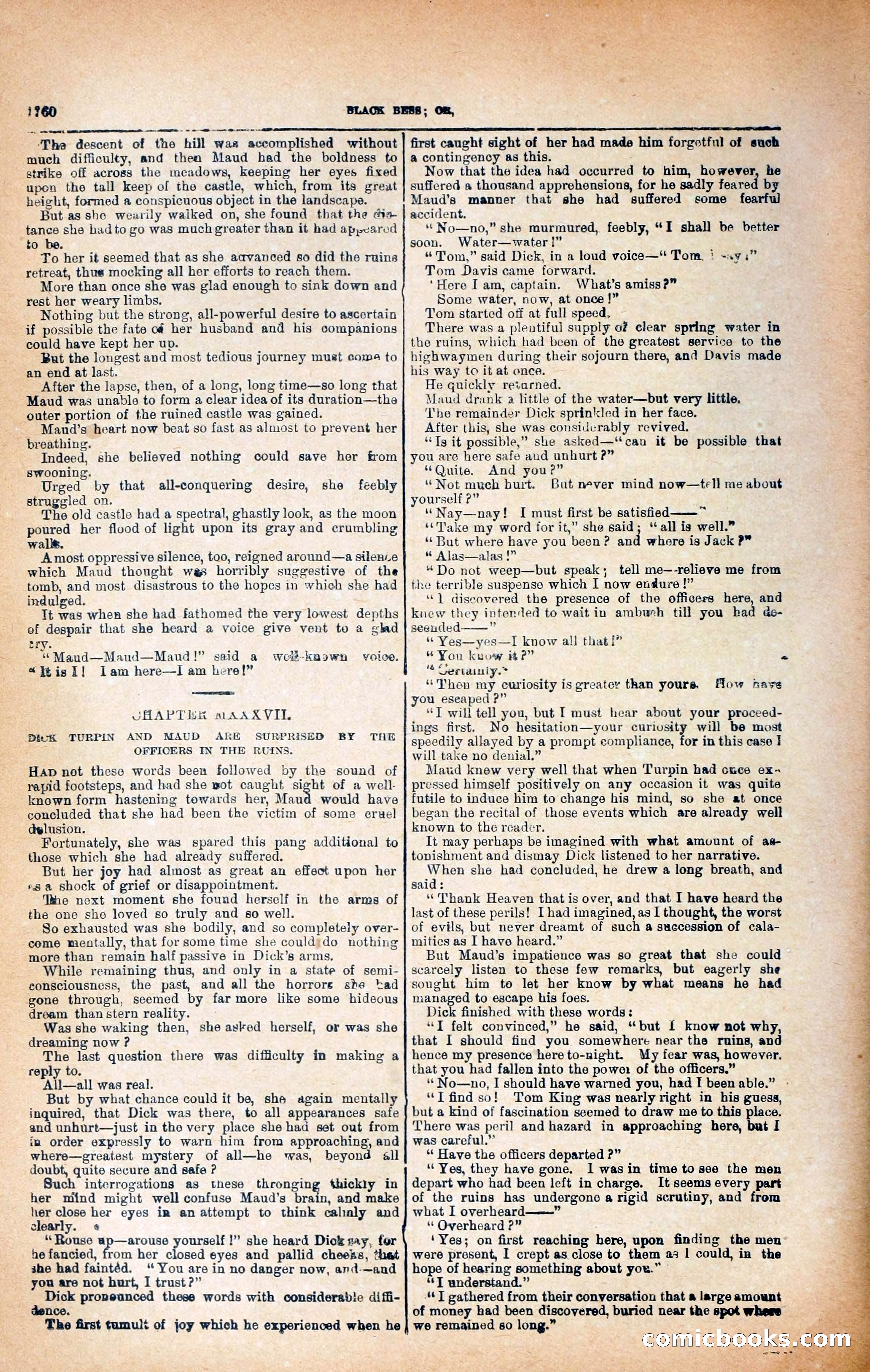 Black Bess; or, the Knight of the Road — page 388: Penny Dreadfuls, 1866