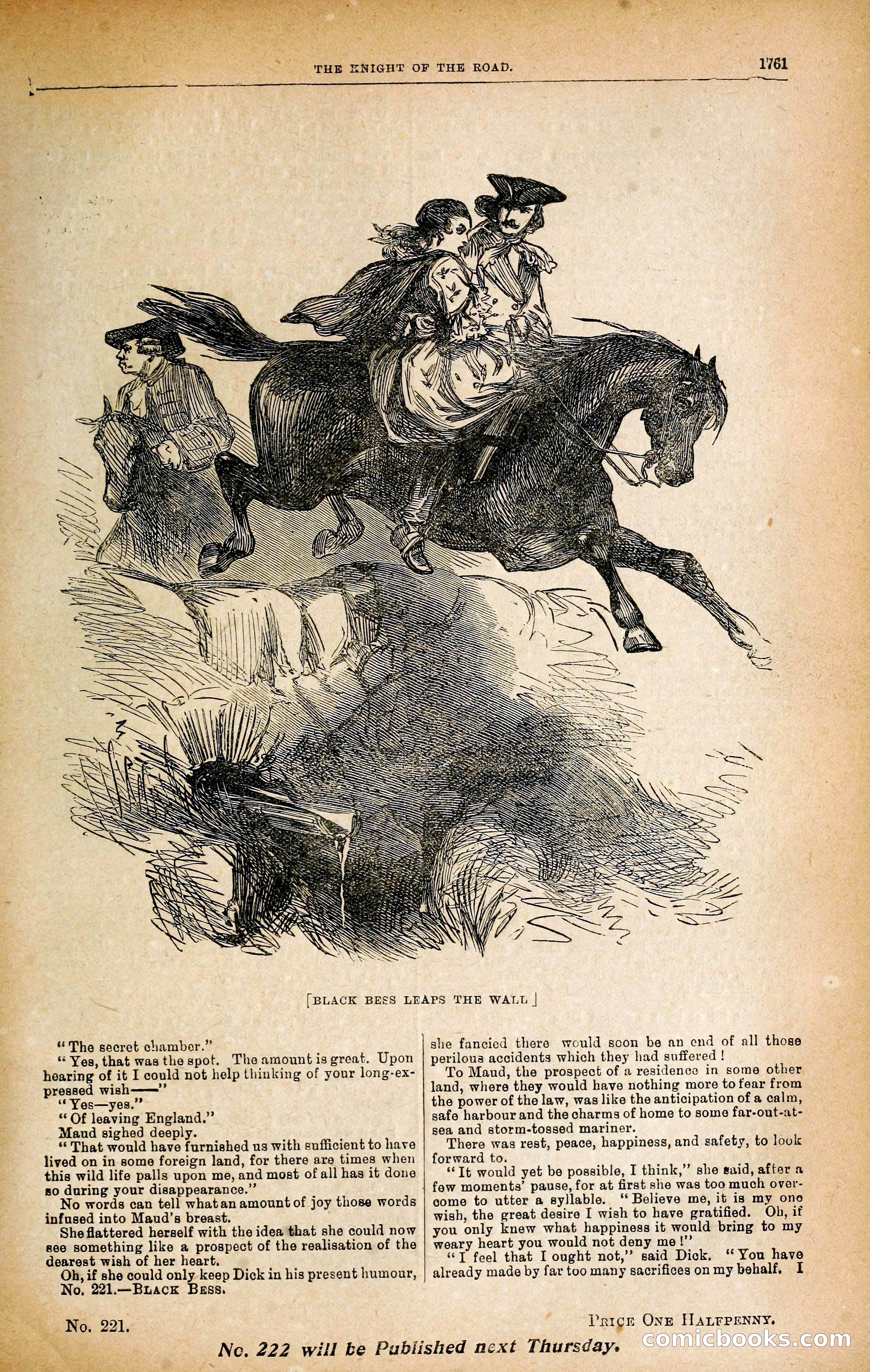 Black Bess; or, the Knight of the Road — page 389: Penny Dreadfuls, 1866
