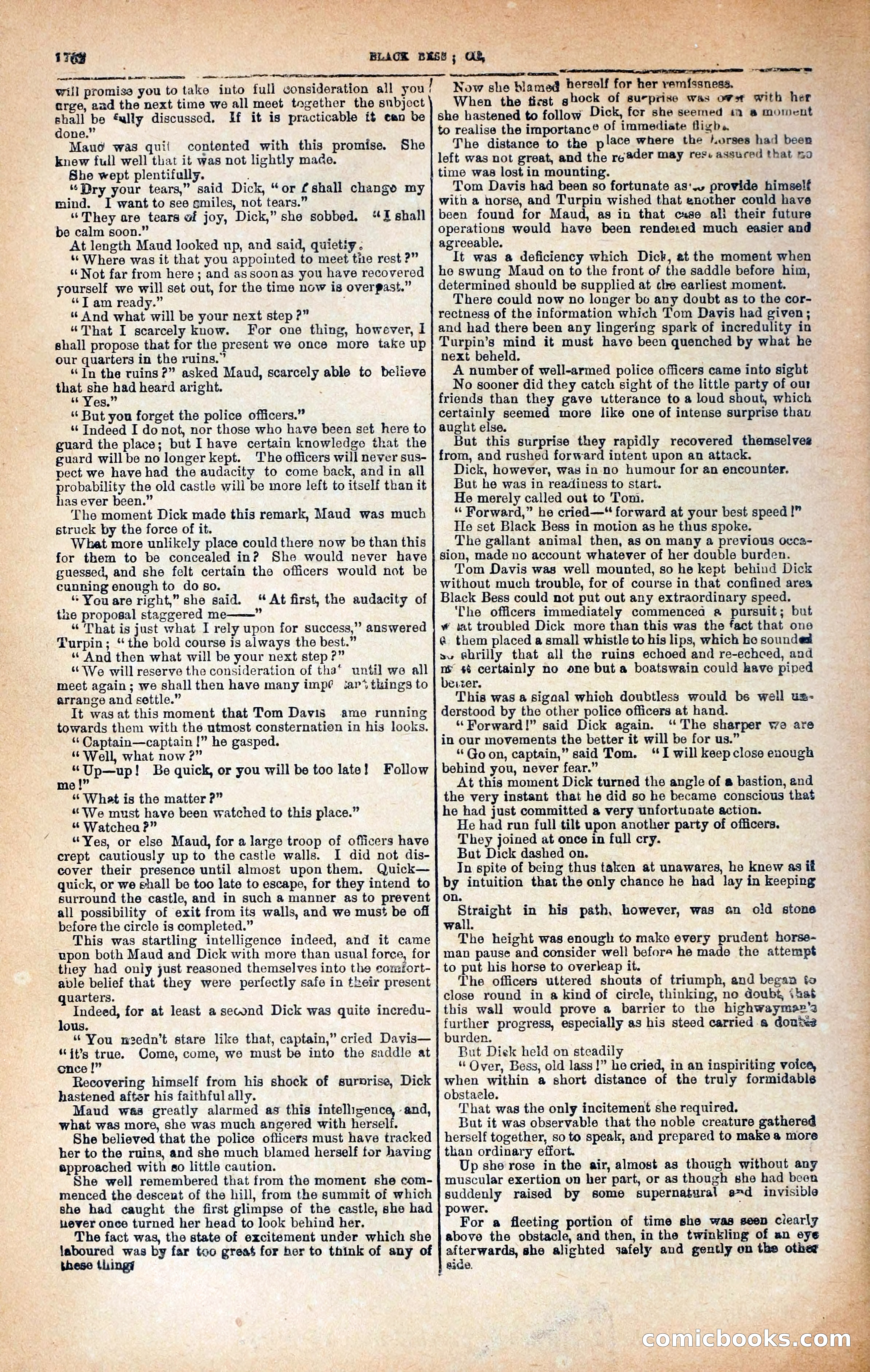 Black Bess; or, the Knight of the Road — page 390: Penny Dreadfuls, 1866