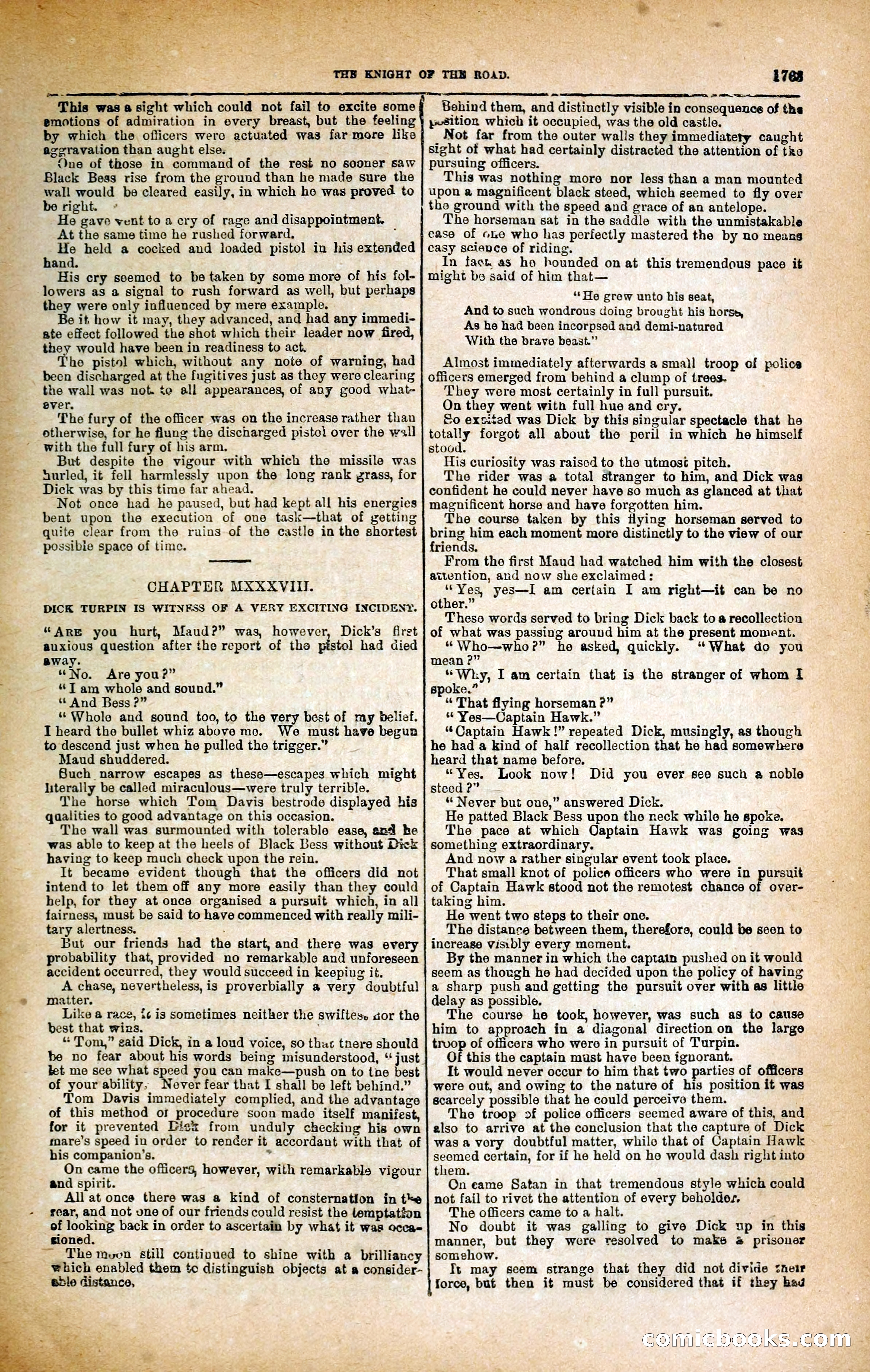 Black Bess; or, the Knight of the Road — page 391: Penny Dreadfuls, 1866