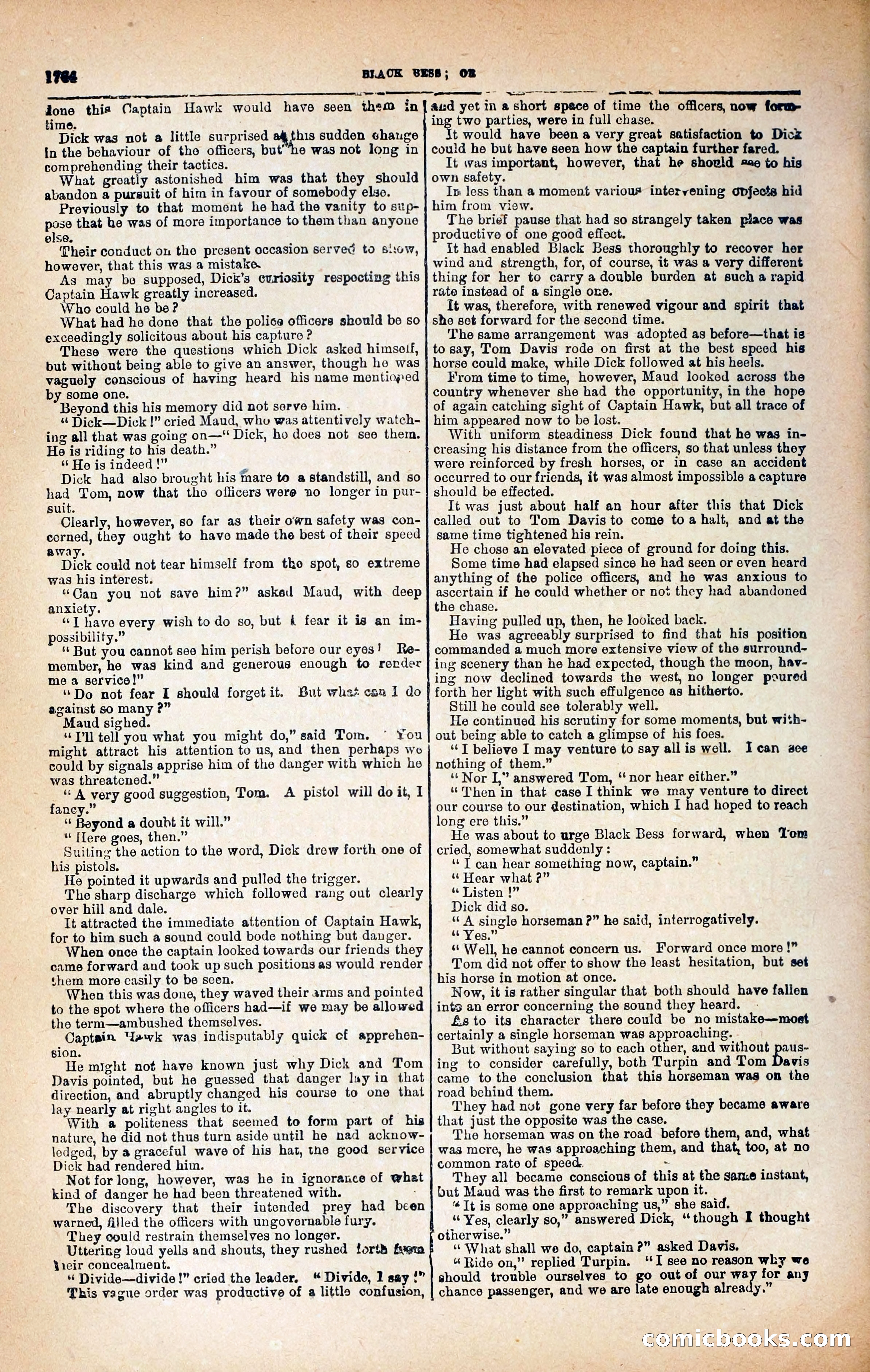 Black Bess; or, the Knight of the Road — page 392: Penny Dreadfuls, 1866