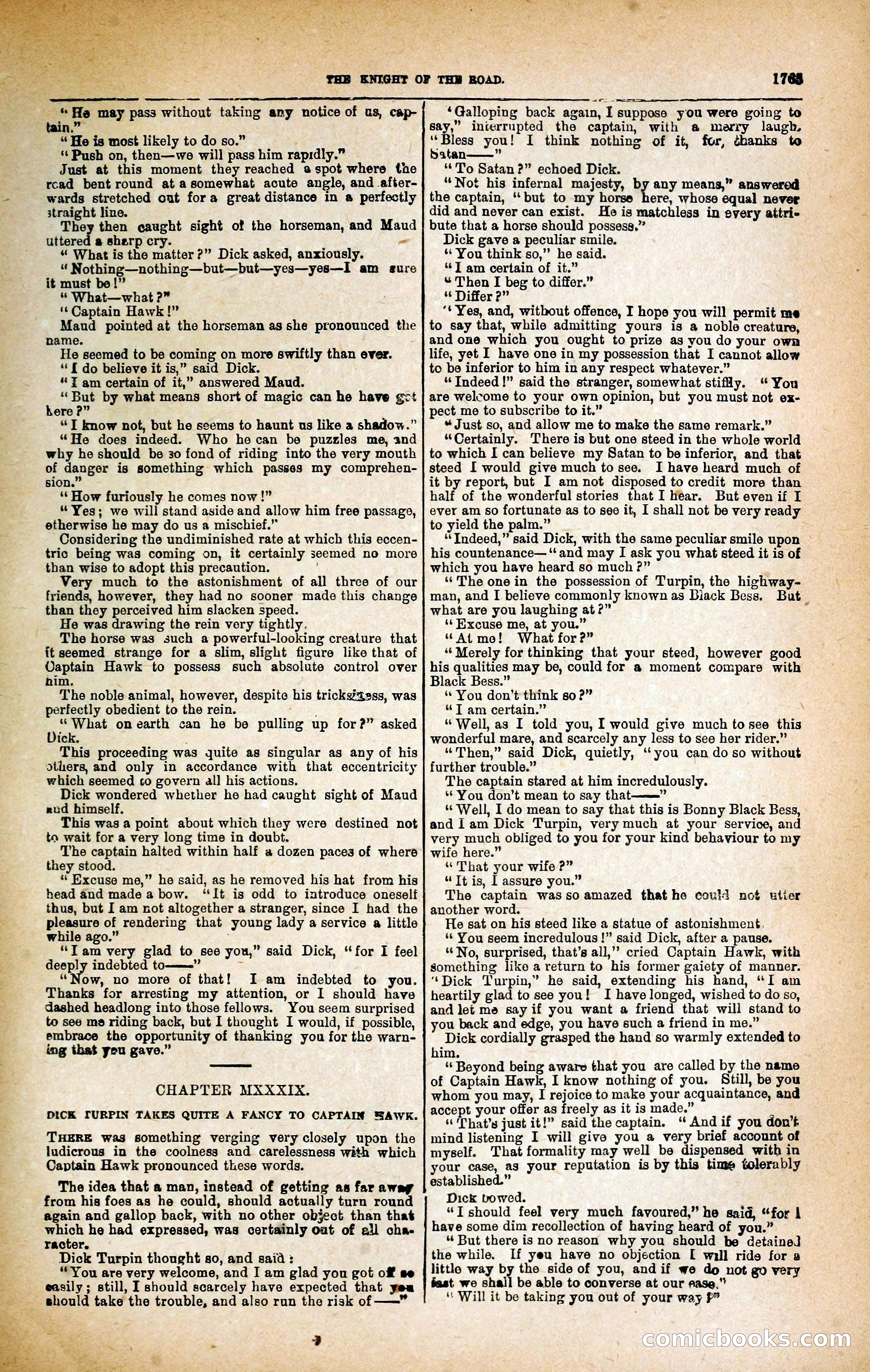 Black Bess; or, the Knight of the Road — page 393: Penny Dreadfuls, 1866