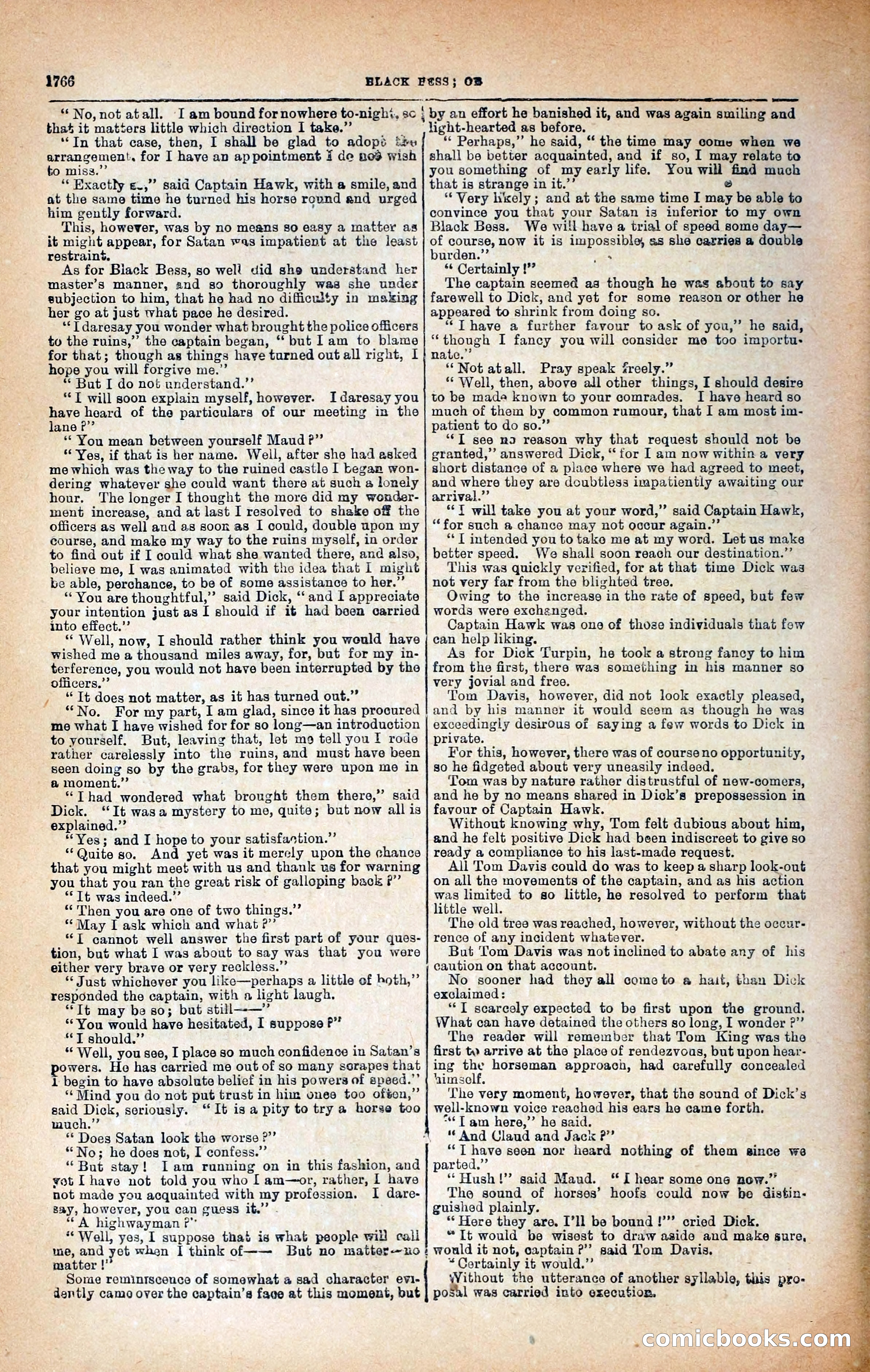 Black Bess; or, the Knight of the Road — page 394: Penny Dreadfuls, 1866