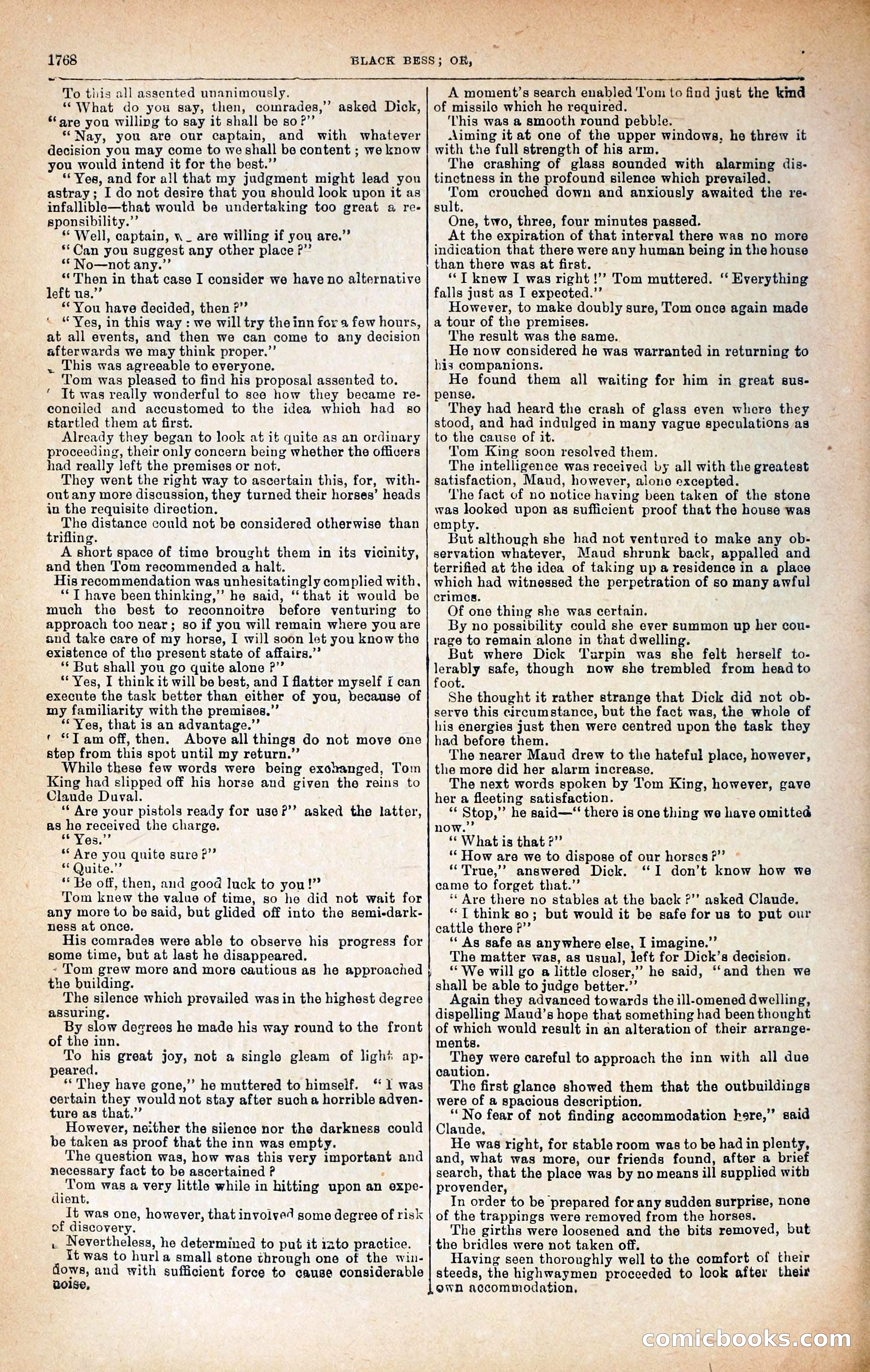 Black Bess; or, the Knight of the Road — page 396: Penny Dreadfuls, 1866