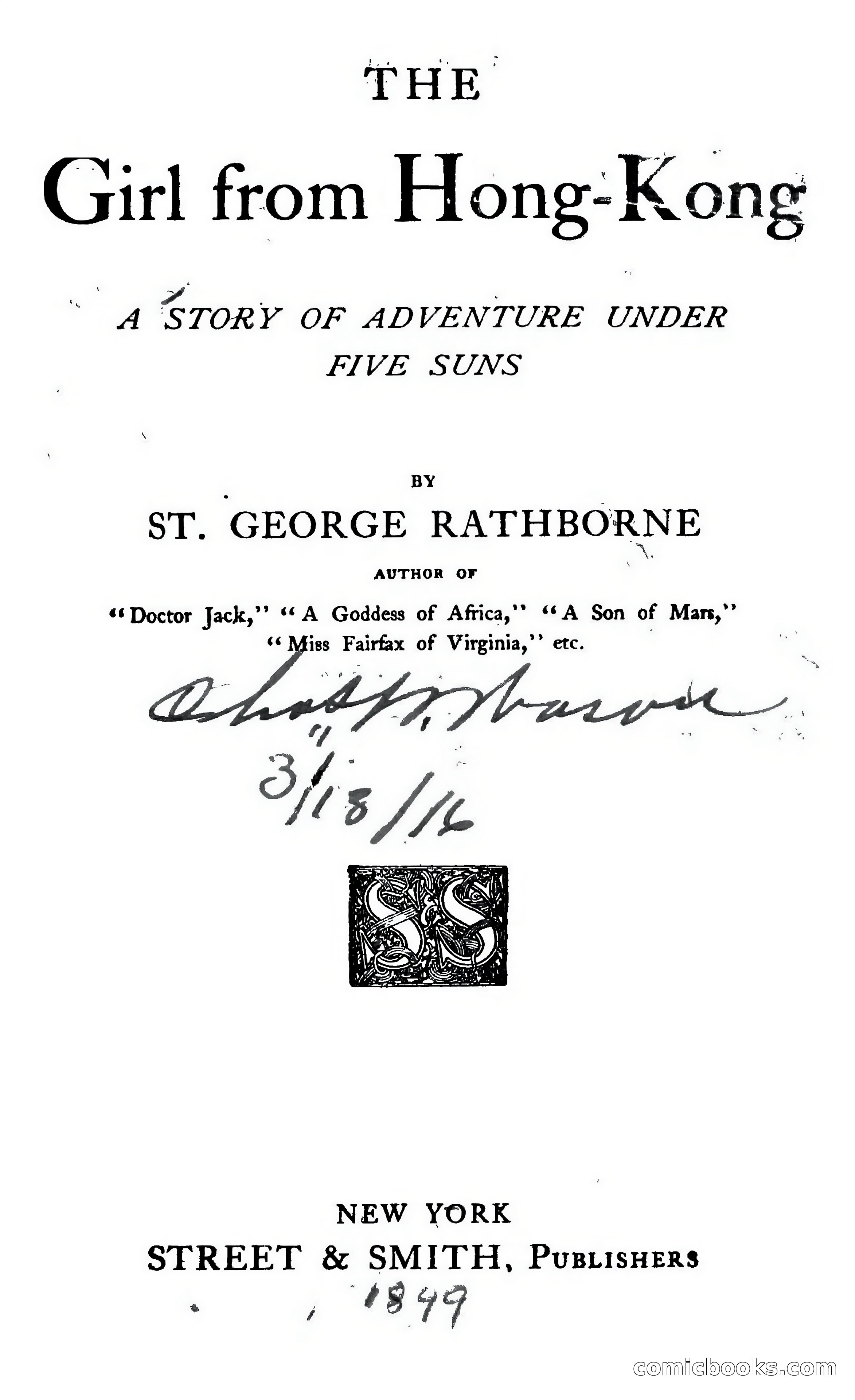 The Girl from Hong-Kong: A Story of Adventure Under Five Suns — page 7 of 350