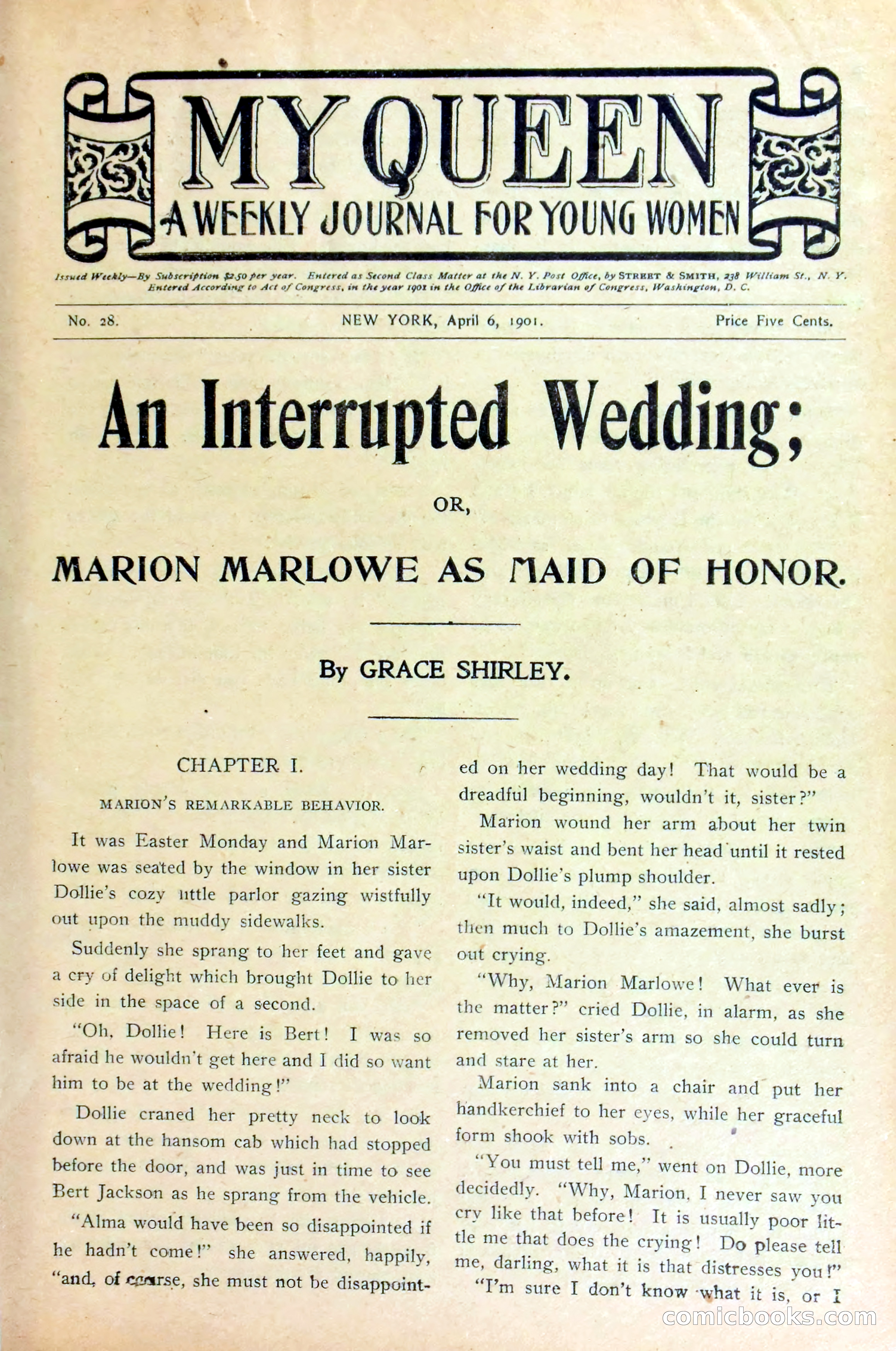 An Interrupted Wedding, or Marion Marlowe as Maid of Honor — page 4 of 38