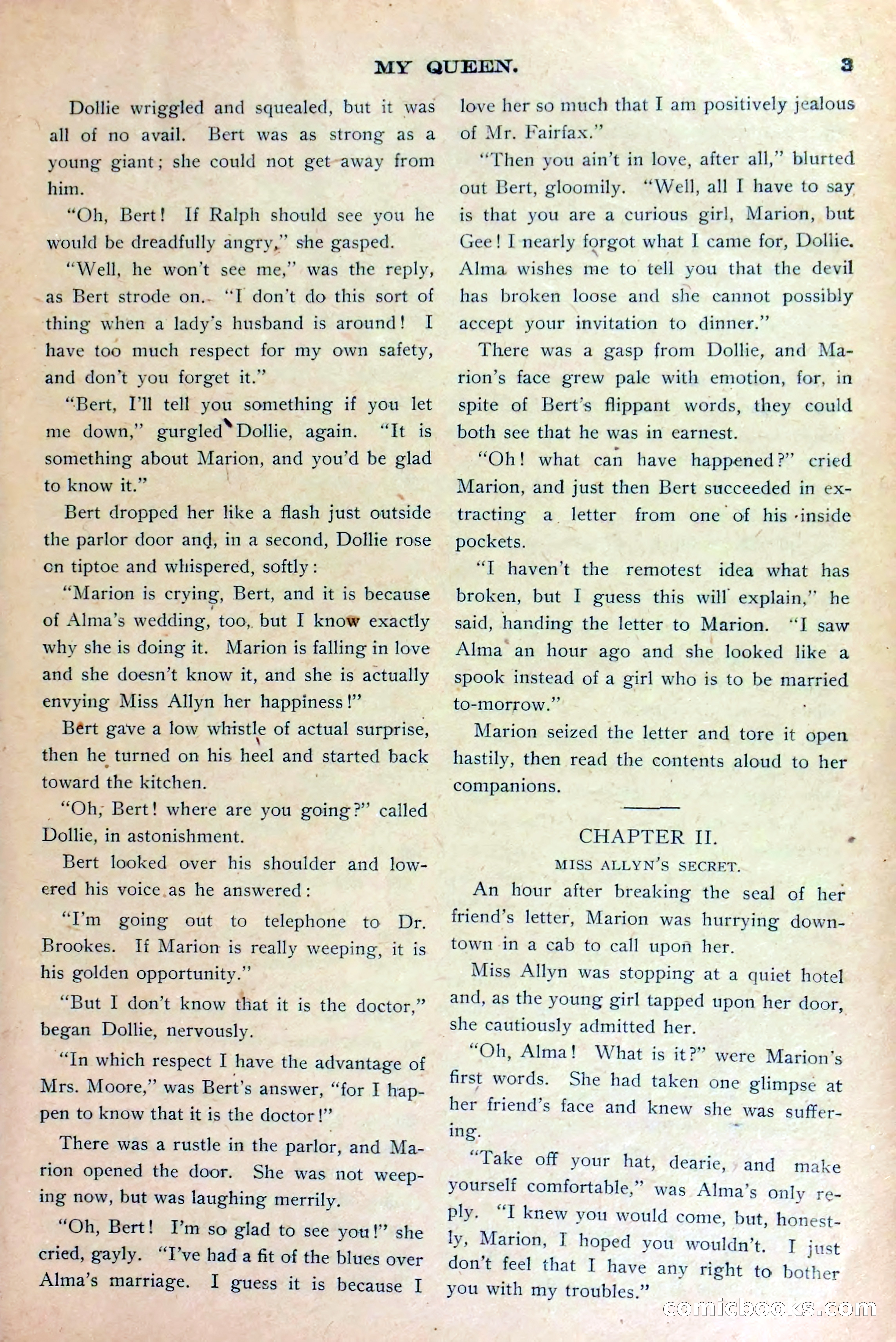 An Interrupted Wedding, or Marion Marlowe as Maid of Honor — page 6 of 38